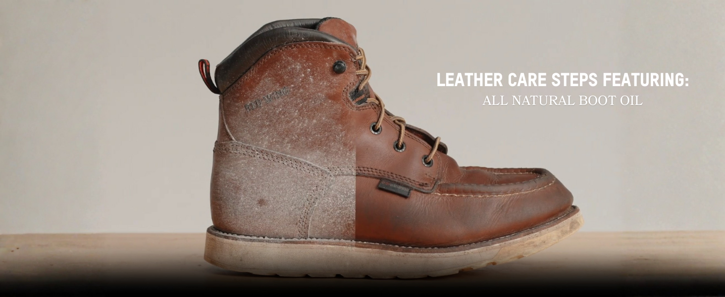 red wing all natural leather dressing All Natural Leather Conditioner – Blue Owl Workshop main image 1