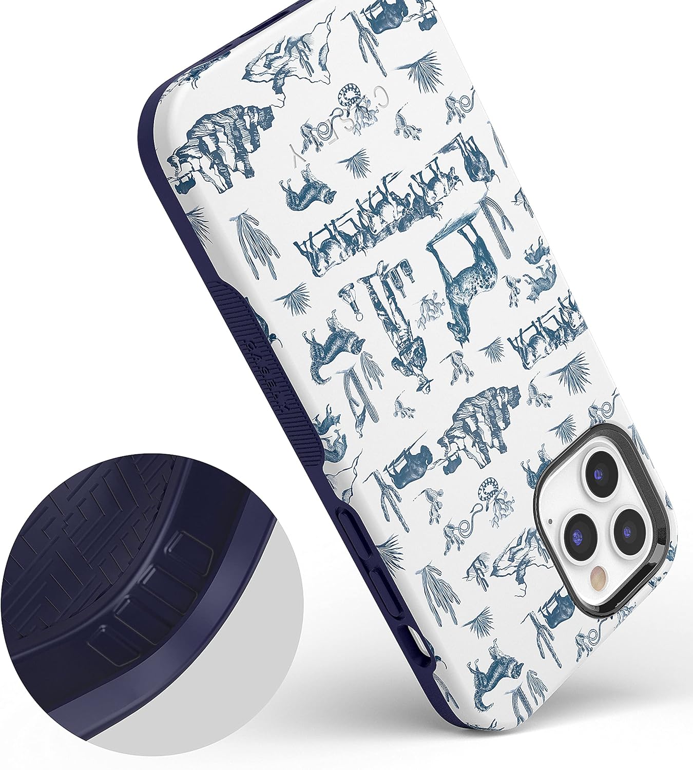 Casely iPhone 12/12 Pro Case | Wild West Adventure | Desert | Bold Protective Design | Compatible with MagSafe