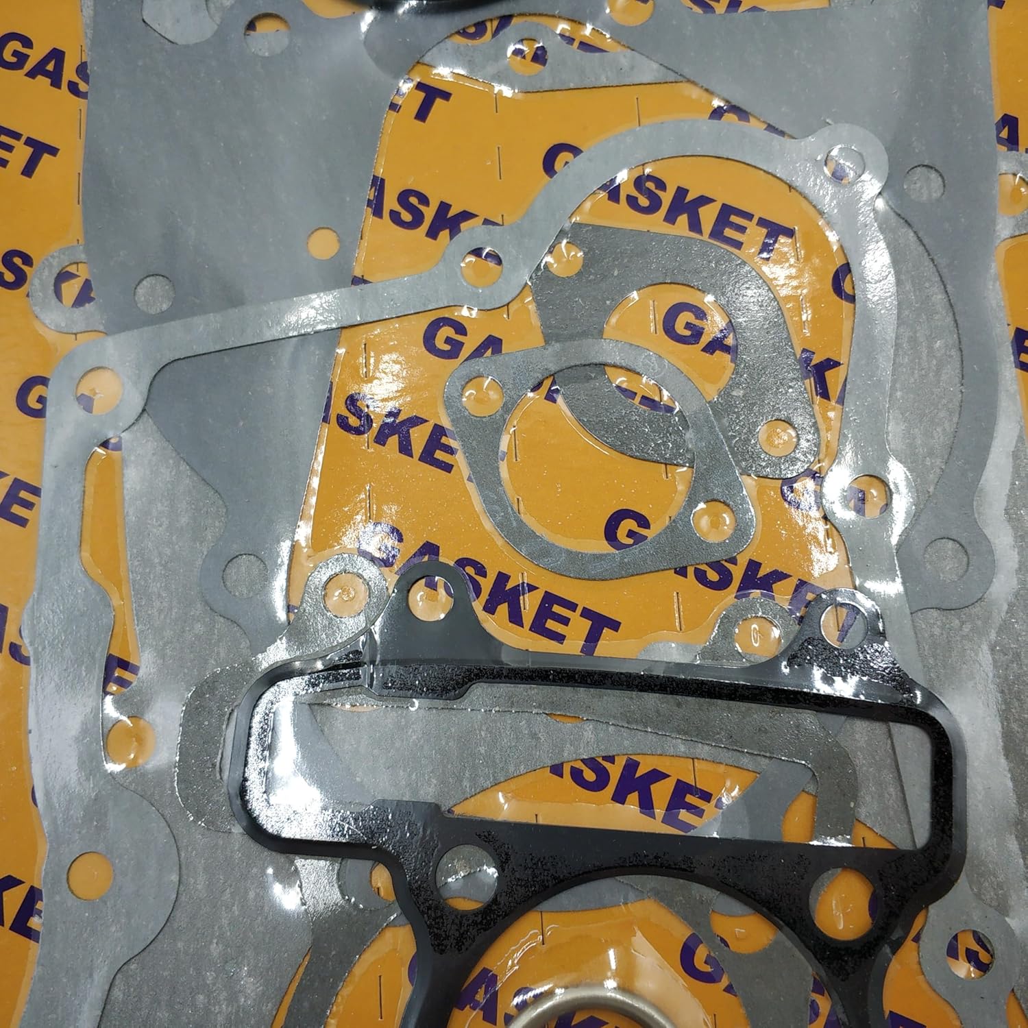 [オートバイ部品] GY6 中国製スクーター モペット ATV 150cc エンジン用 オートバイ完成ガスケットシールキット [簡単