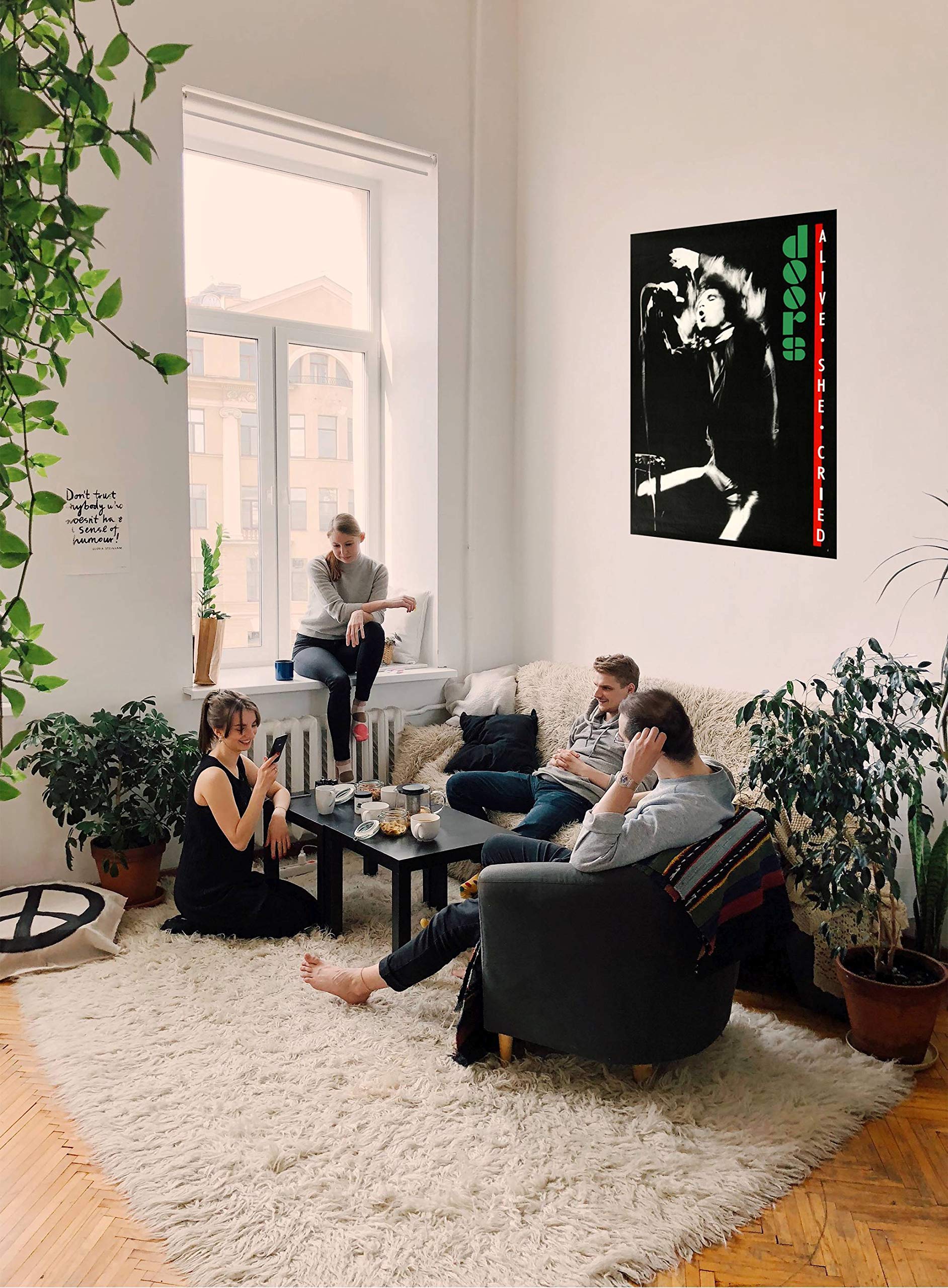 The Doors - Alive She Cried, 1983 » Konzertplakat/Premium Poster | Live Konzert Veranstaltung | DIN A1 «