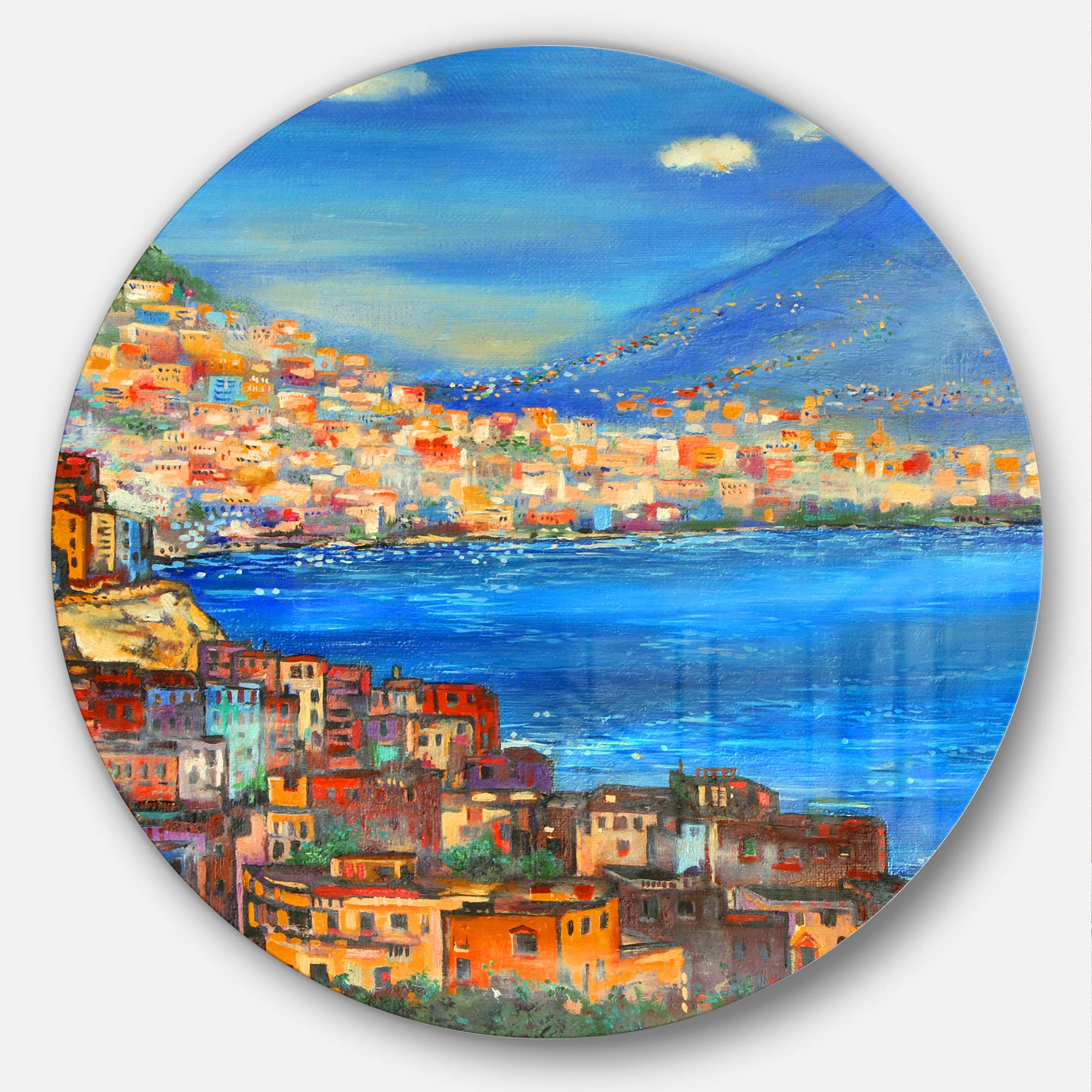 Amazon.co.jp: DesignArt mt7843-c23 Naples今日シースケープPainting