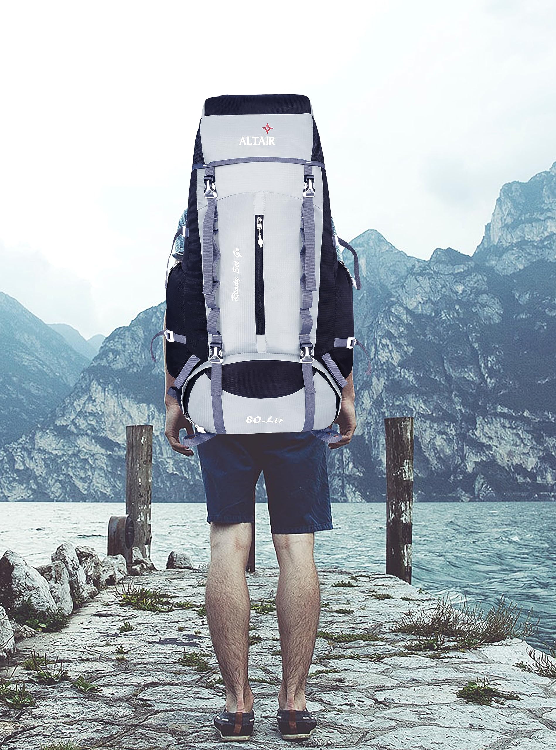 Genericaltair Rucksack Bags 80 Litres Travel Bag For Men Tourist