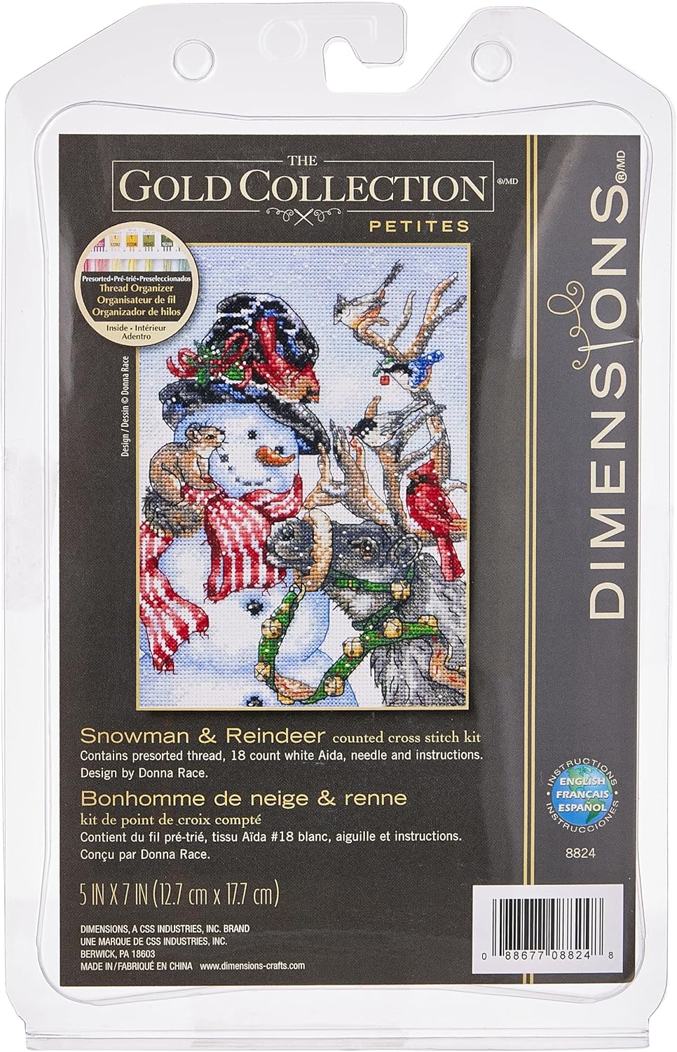 Dimensions Needlecrafts Counted Cross Stitch, Christmas On The Beach