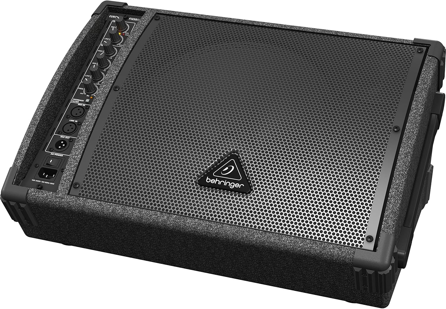 Behringer EUROLIVE F1220D Bi-Amped 250 Watt Monitor Speaker System with 12" Woofer, 3" Tweeter and Feedback Filter - Image 5