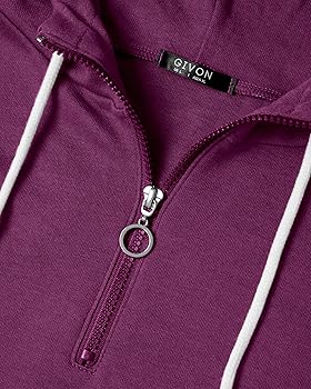 トップス always premium zip up hoodis purple Adult 24/7 zip hoodie (women's fit) | Primary.com