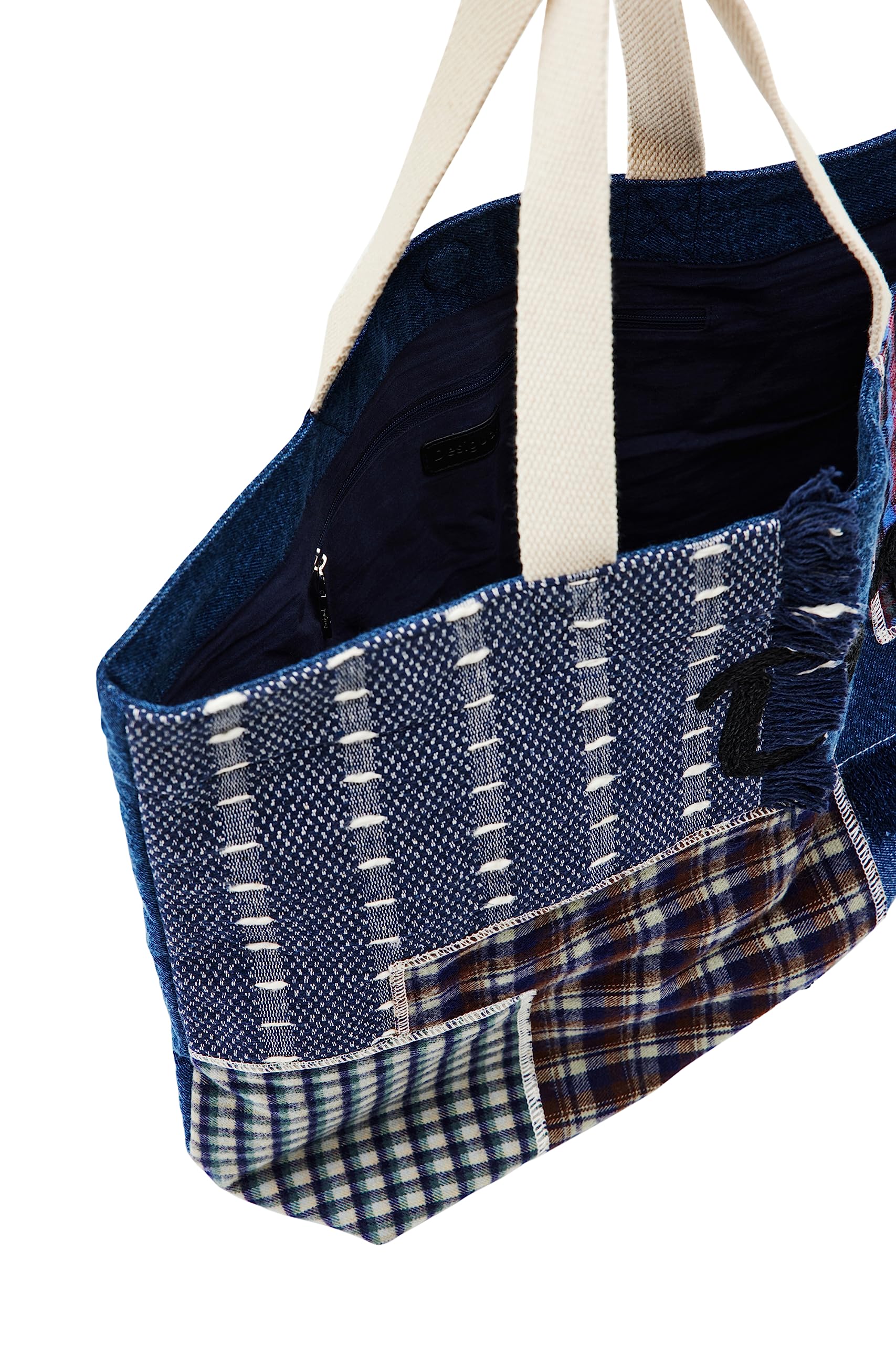 Desigual Schultertasche Accessories Shopping Bag Blue mehrfarbig