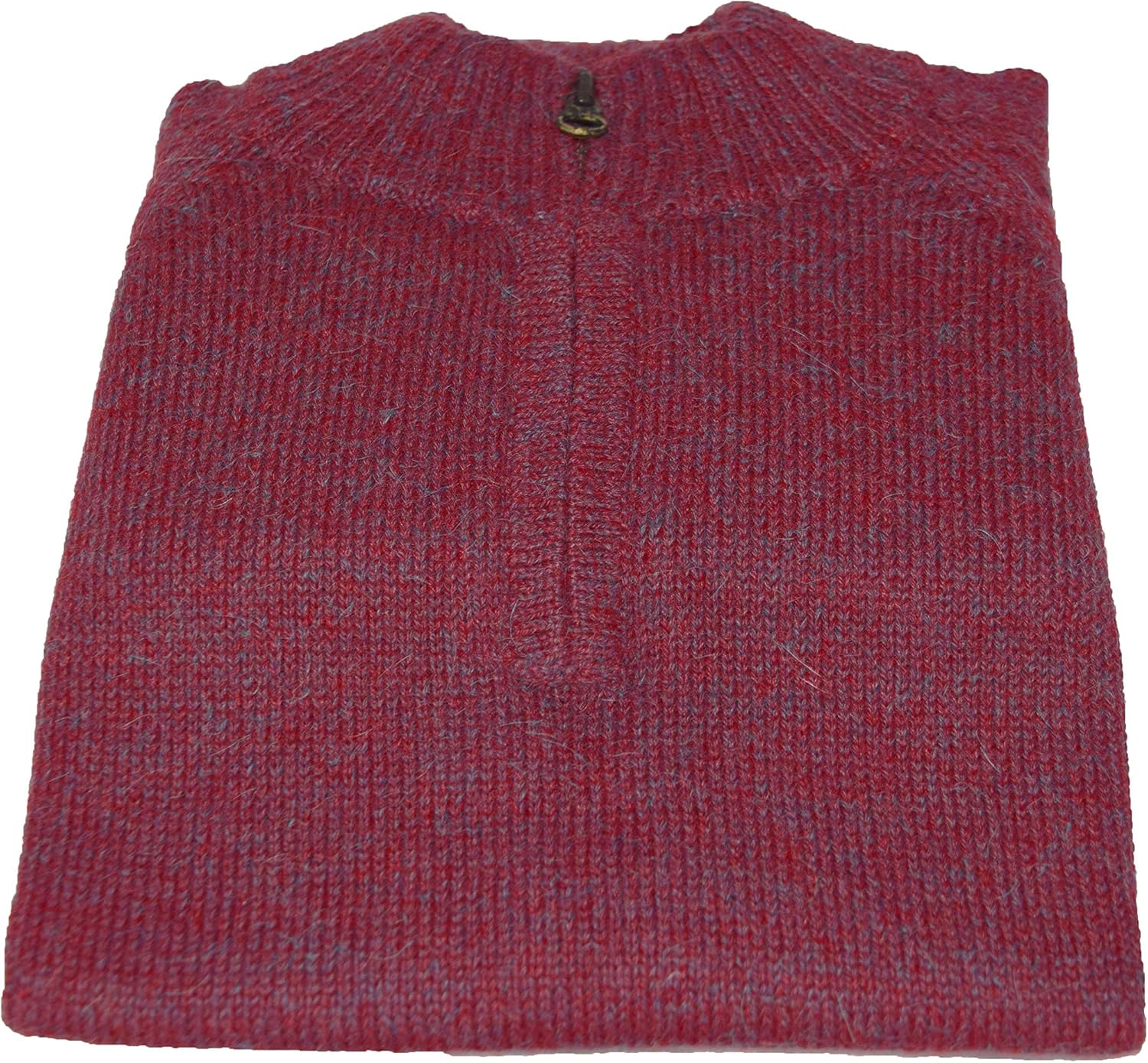 Boys Handmade 100% Alpaca Wool Half Zip Sweater