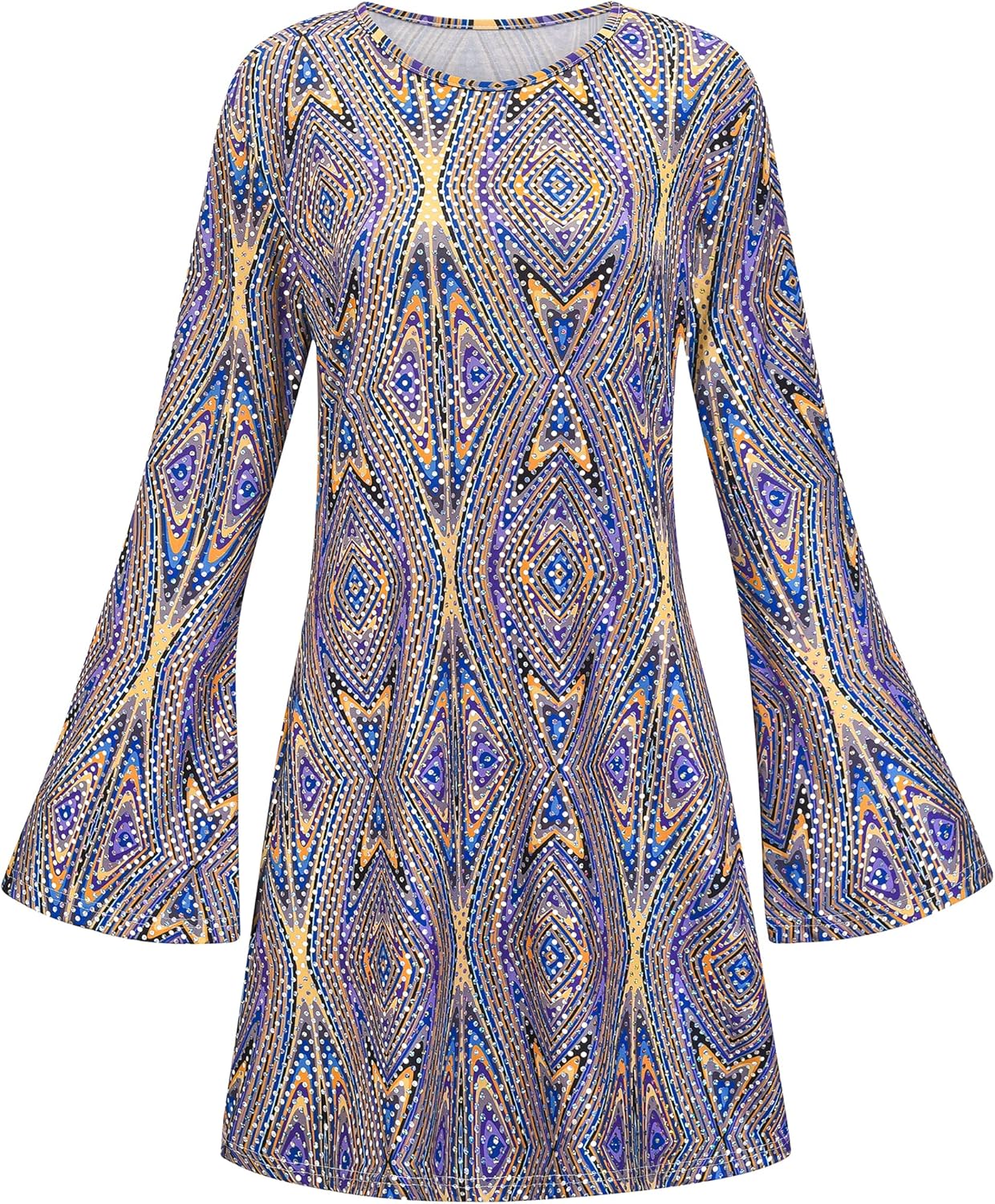 Vestidos de disco dancer de los a os 70 trajes de d cada de los 70 gogo  dress para mujeres dia de la d cada estilo hippie de los 70 tops de ropa de 