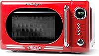 Vista 15 de Nostalgia Retro - Horno microondas de 0.7 pies cúbicos, 700 vatios, tamaño de encimera con plato giratorio de vidrio, cerradura de seguridad