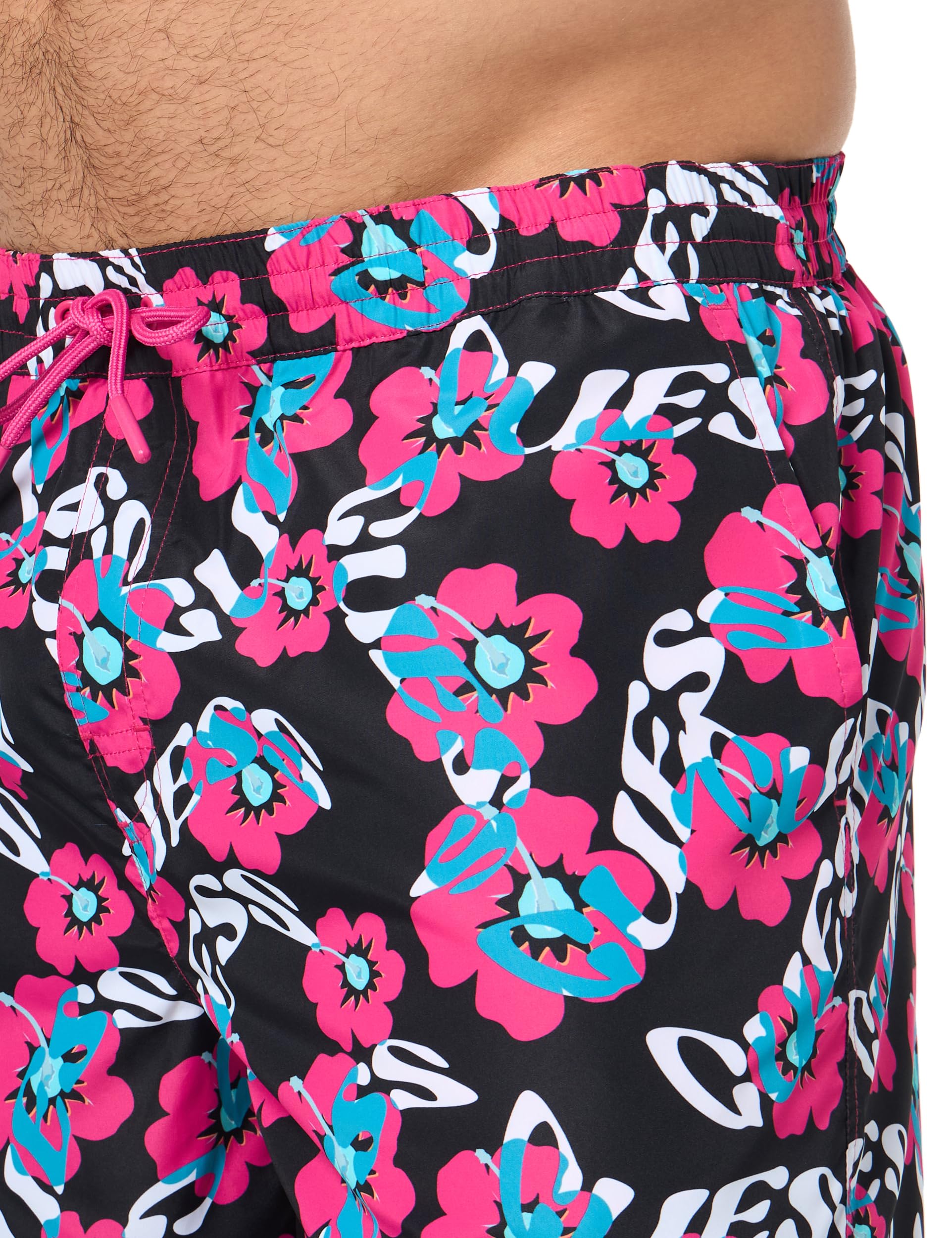 GUESS Spodenki kąpielowe Mężczyźni Eco Flower Swim Trunk