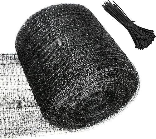 Gardzen Red antipájaros de 6.8 pies x 65 pies, red para estanque con 50 bridas para cables, protege tu jardín, verduras, frutas y estanques