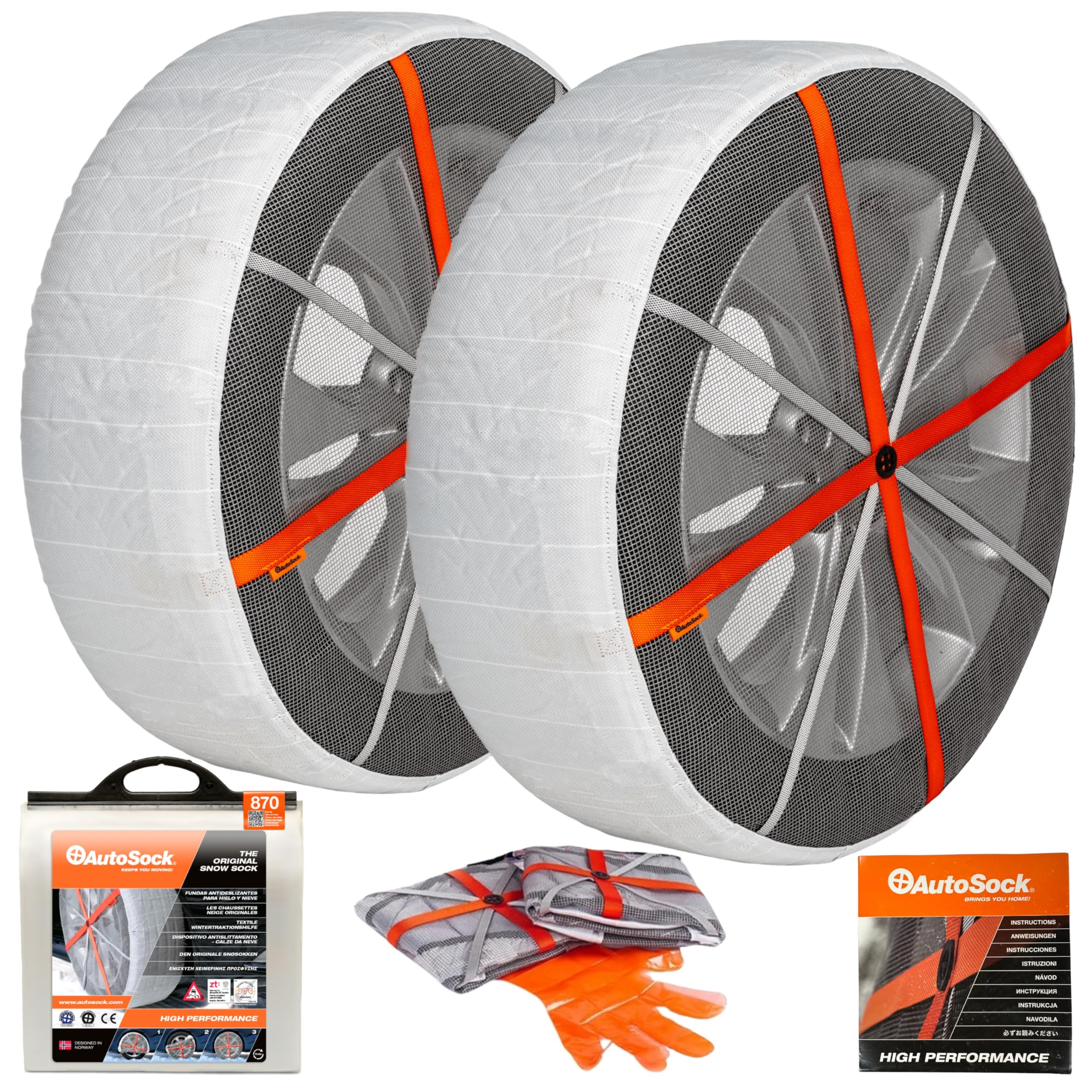 AutoSock HP870 Passenger Vehicle Snow Socks