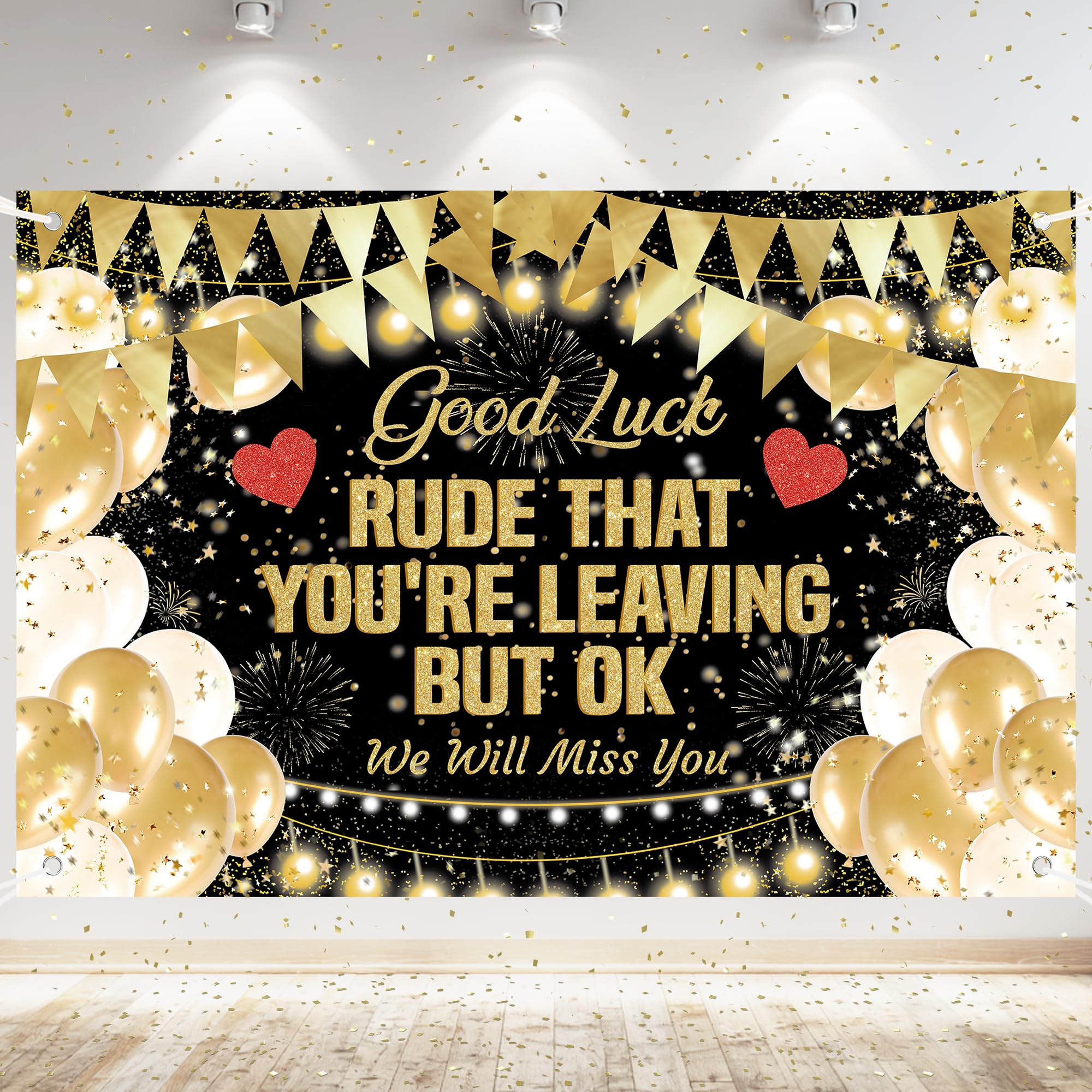Sorry Your Leaving Decorations Banner