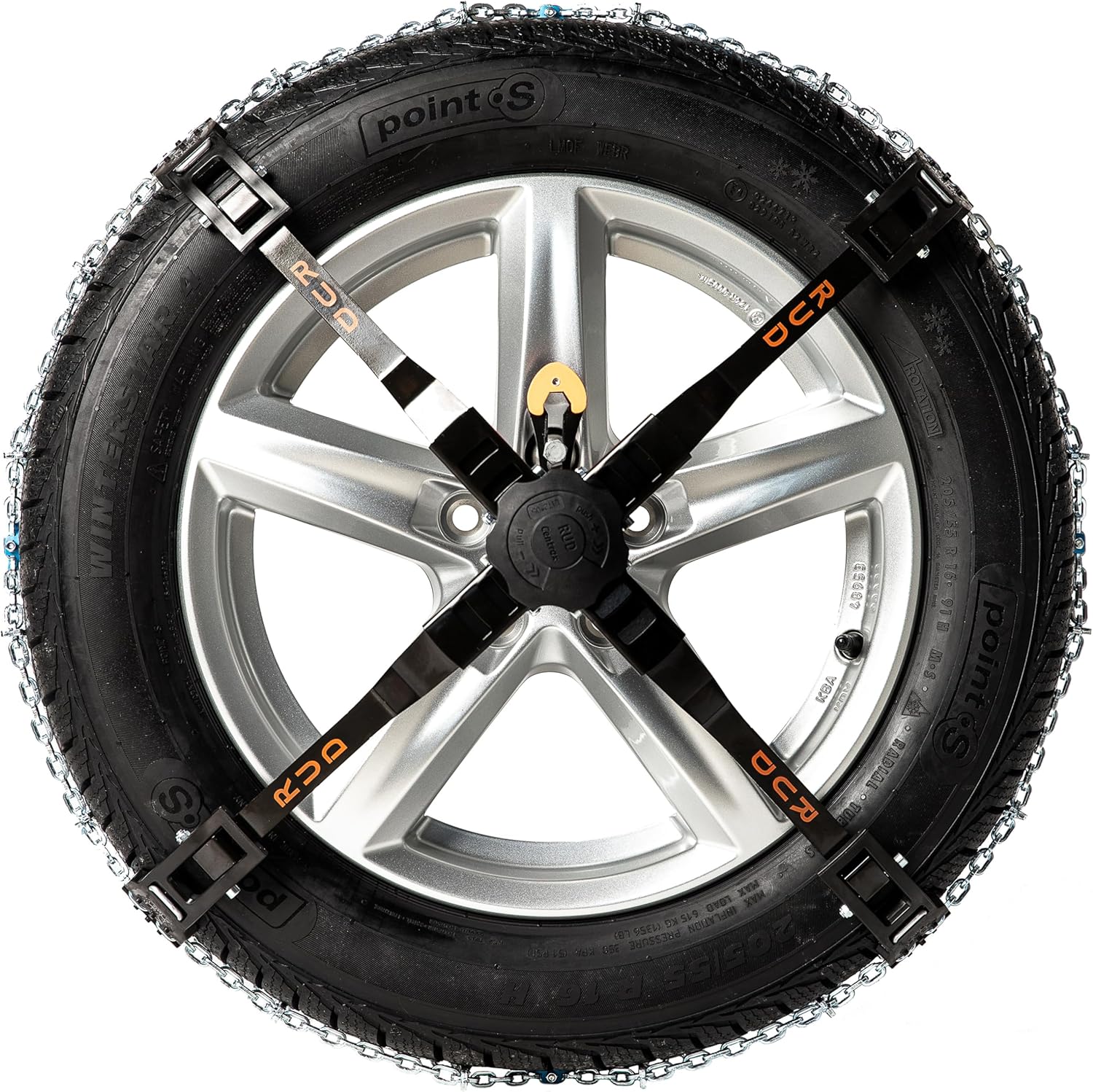 RUD Snow Chains RUDcomfort CENTRAX, Size N893, 1 Pair [Item no. 4716734]