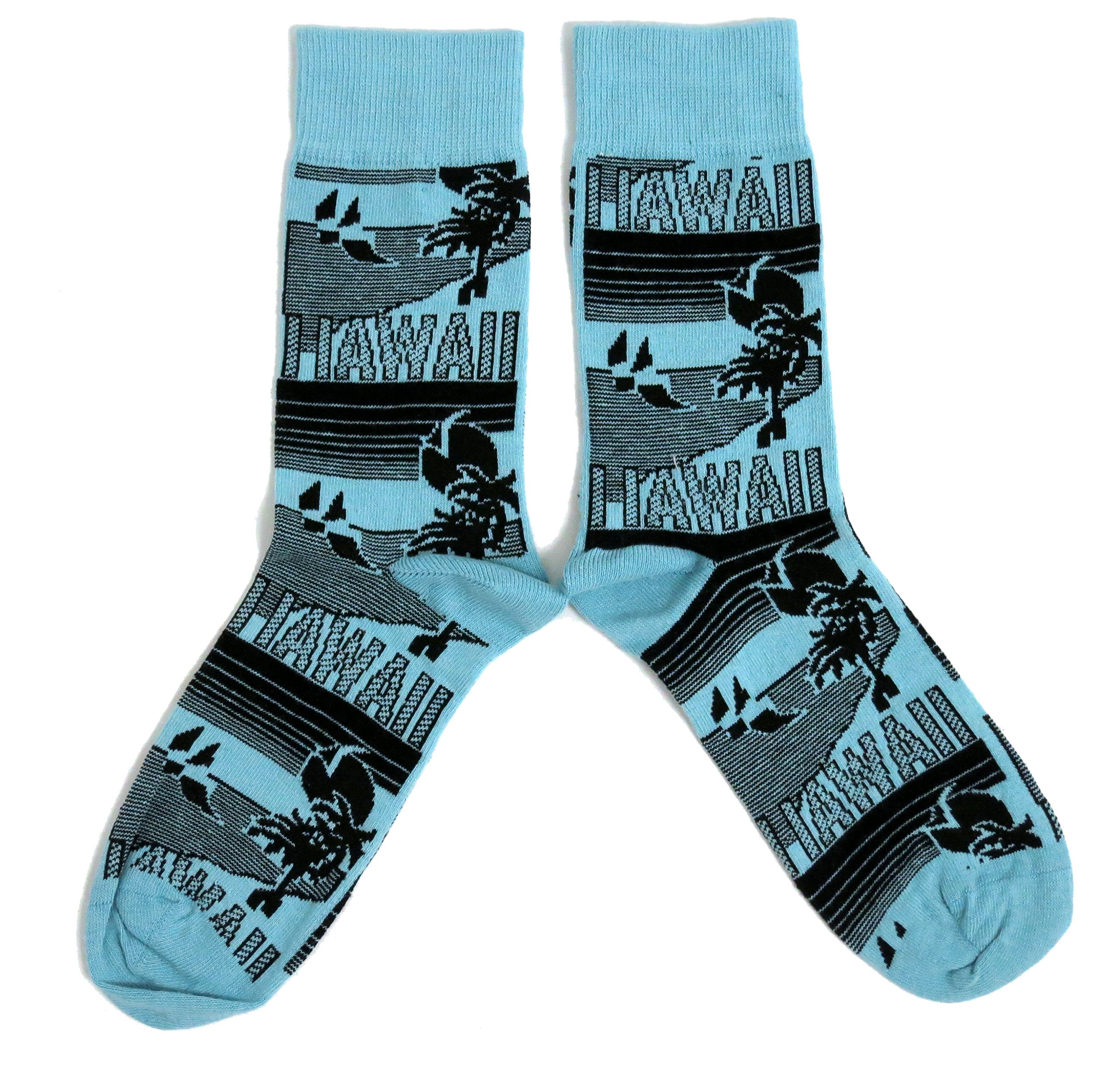 Mens Hawaii Windsurfing Blue Socks UK Size 6-11 / Eur 39-45 / USA 7-12