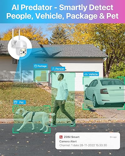 Miniatura 6 de ZOSI H.265+ Sistema de cámara de seguridad para el hogar de 16 canales con disco duro de 2 TB, 12 cámaras domo CCTV de 1080P para exteriores, 1