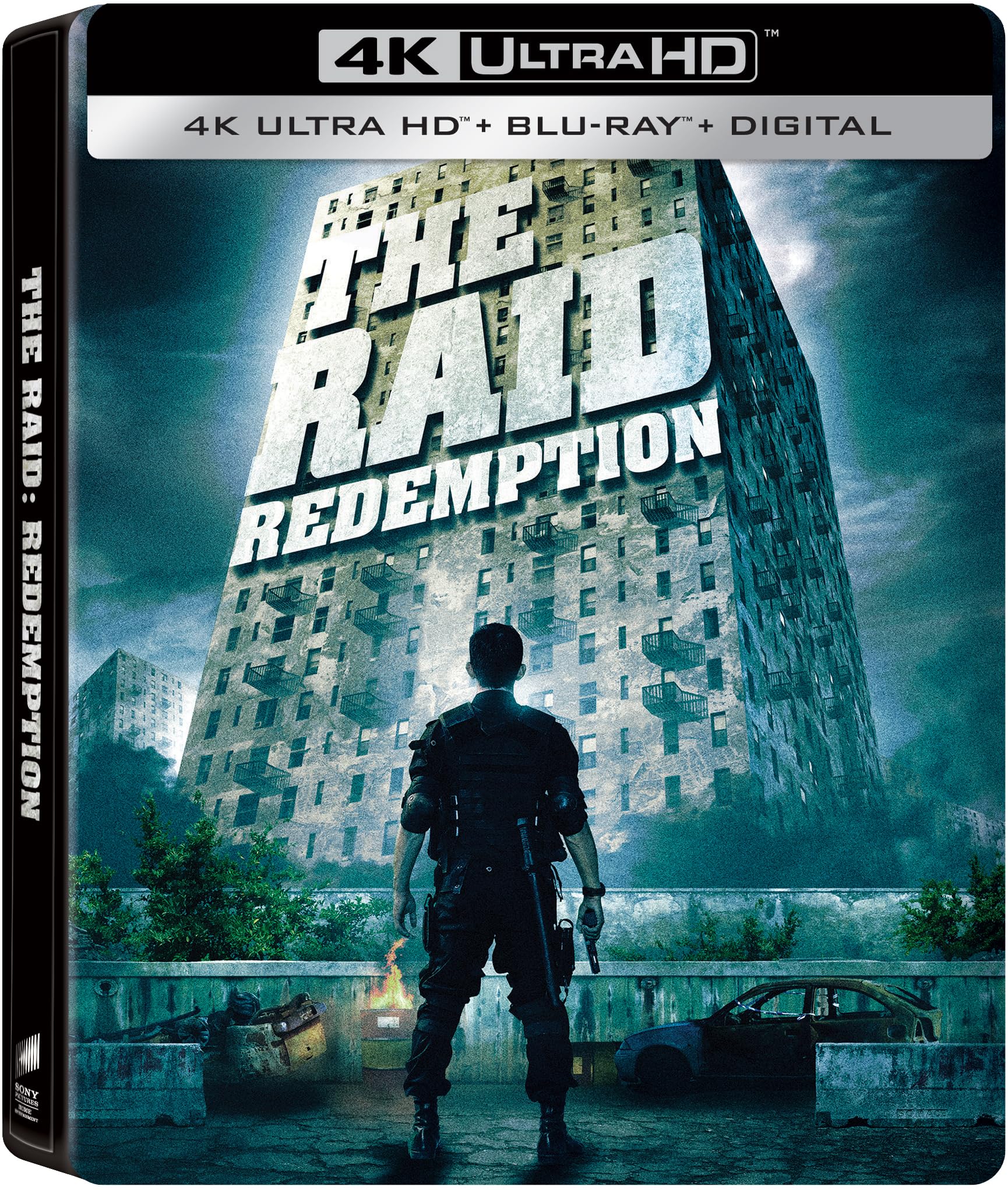 The Raid: Redemption SteelBook (4K Ultra HD + Blu-ray + Digital) [4K UHD]