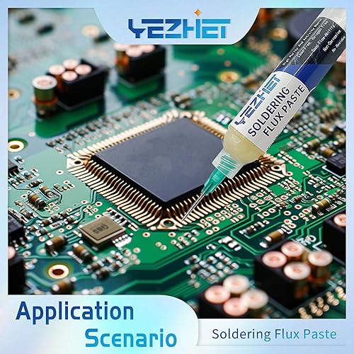 Miniatura 6 de Pasta de fundente de soldadura sin limpieza (3.6 onzasbotella), flujo de soldadura para soldadura electrónica, flujo de soldadura de colofonia sin