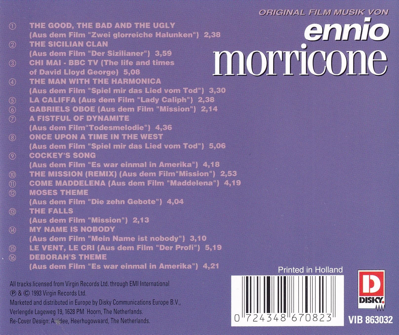 Original Film Musik Von Ennio