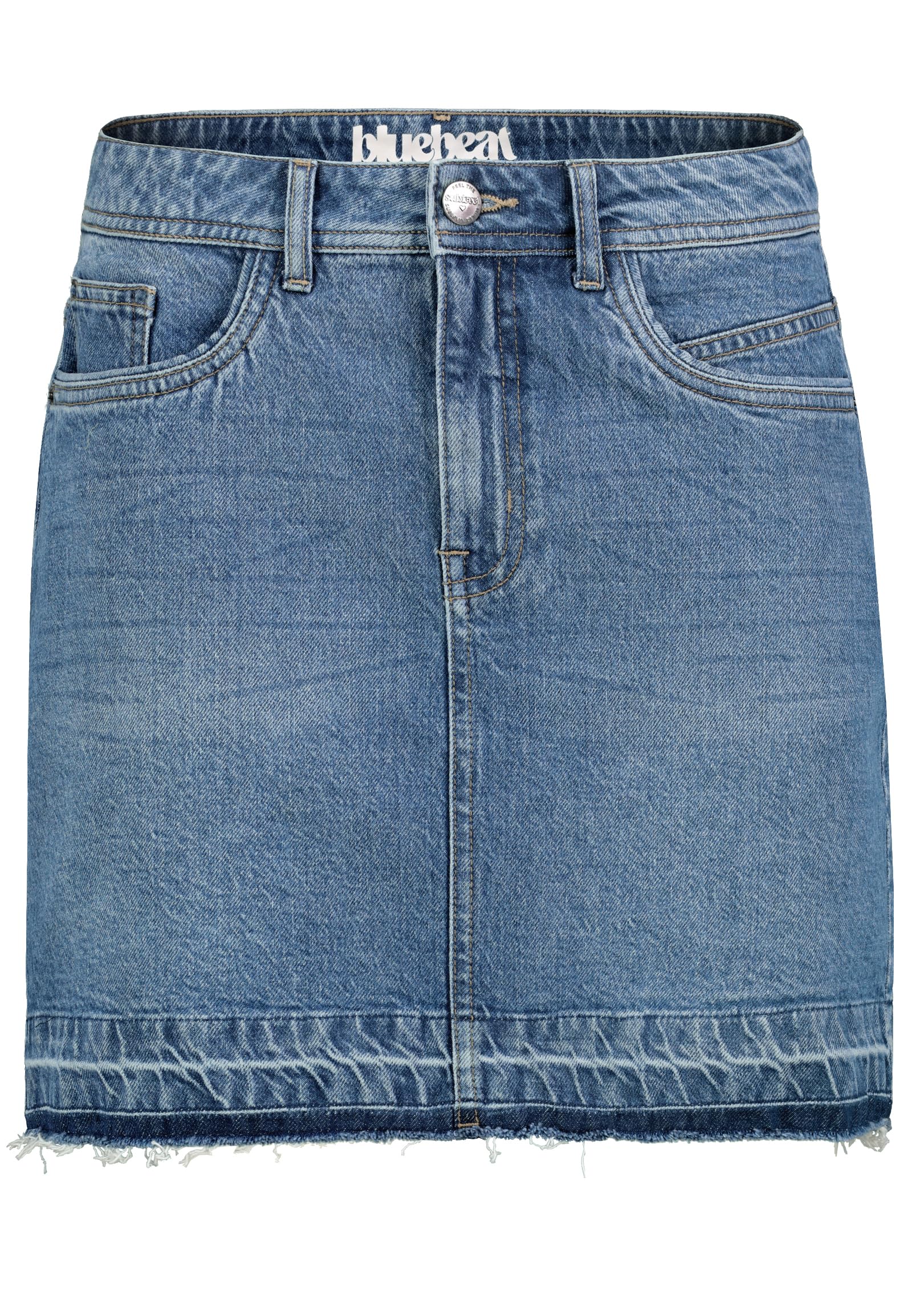 Sublevel Gonna in jeans, taglio lungo, maxi Midi, mini, vestibilità normale, stretch, denim