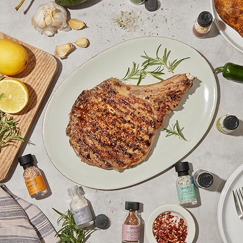 Miniatura 7 de Smokehouse by Thoughtfully Ultimate - Juego de especias a la parrilla los sabores del juego de regalo incluyen ajo romero y hierbas chipotle de lima