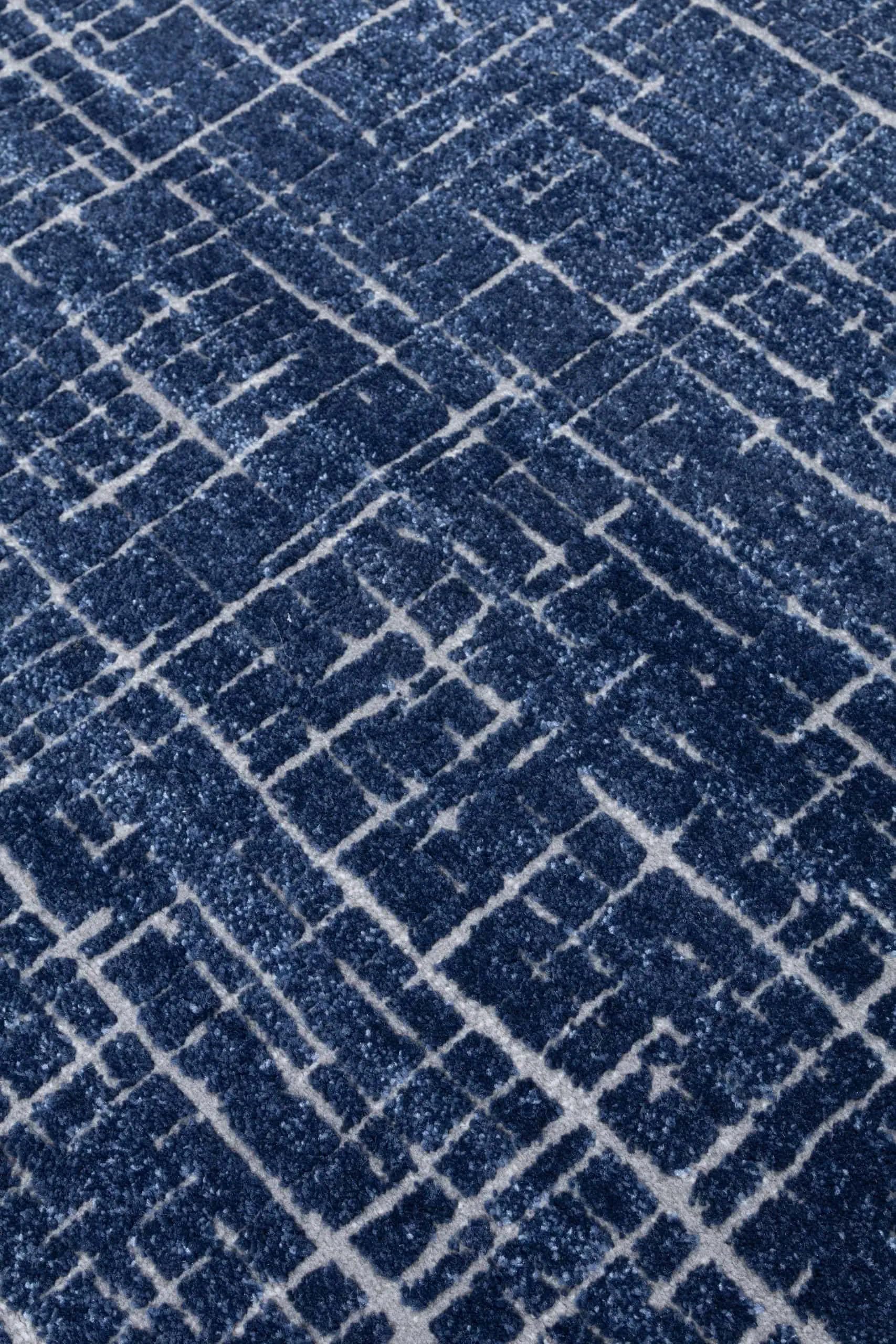 CarpetLiving.Com - Denver Blu | 133 x 190 cm | Tappeti Arredo | Tappeto di Design Moderno | Soggiorno, Salotto, Camera da Letto