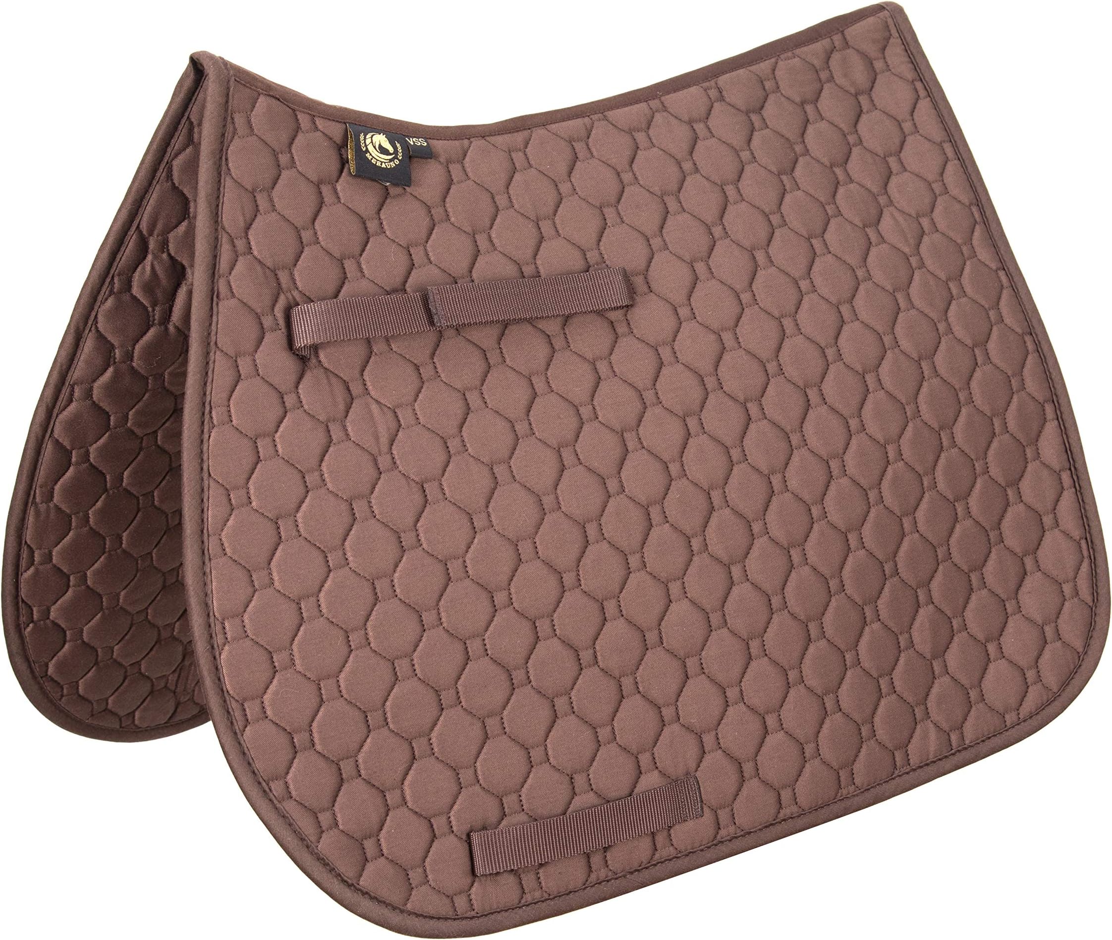 Merauno Saddle Cloth Numnah Dressage Cotton Quilted Horse Saddle Pad Cloth Horse Riding Soft