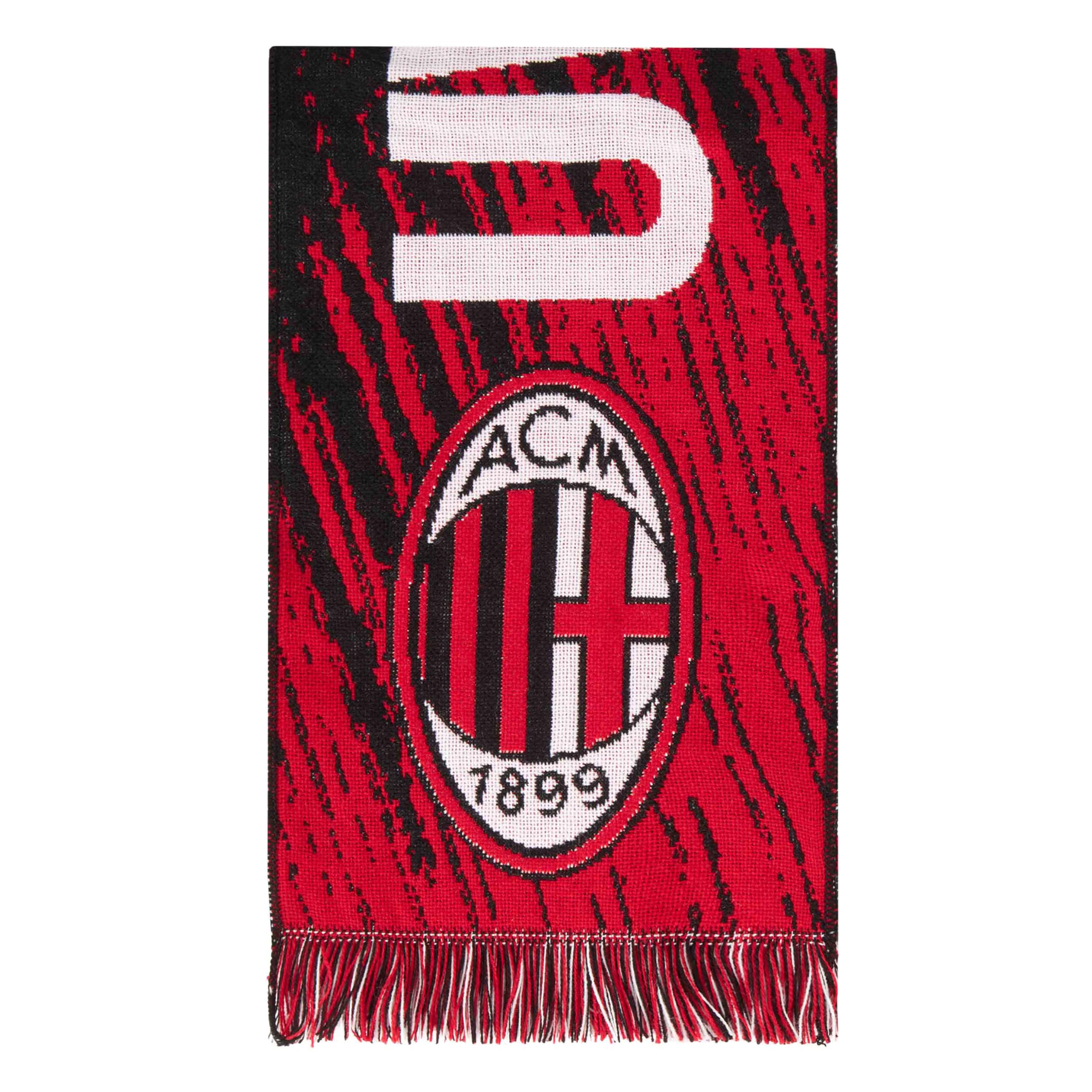 AC Milan AC Milan, Oficjalny szalik, żakard, akryl, jeden rozmiar, grafika