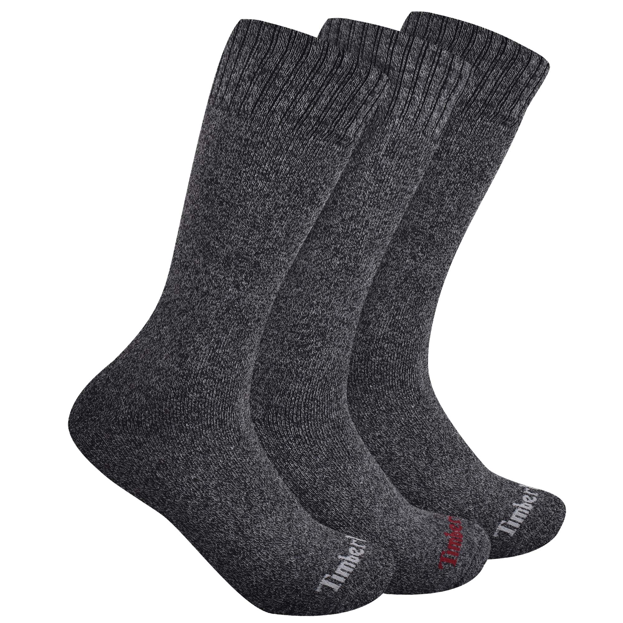 Timberland womens 3-pack Ribbed Marled Boot Socks