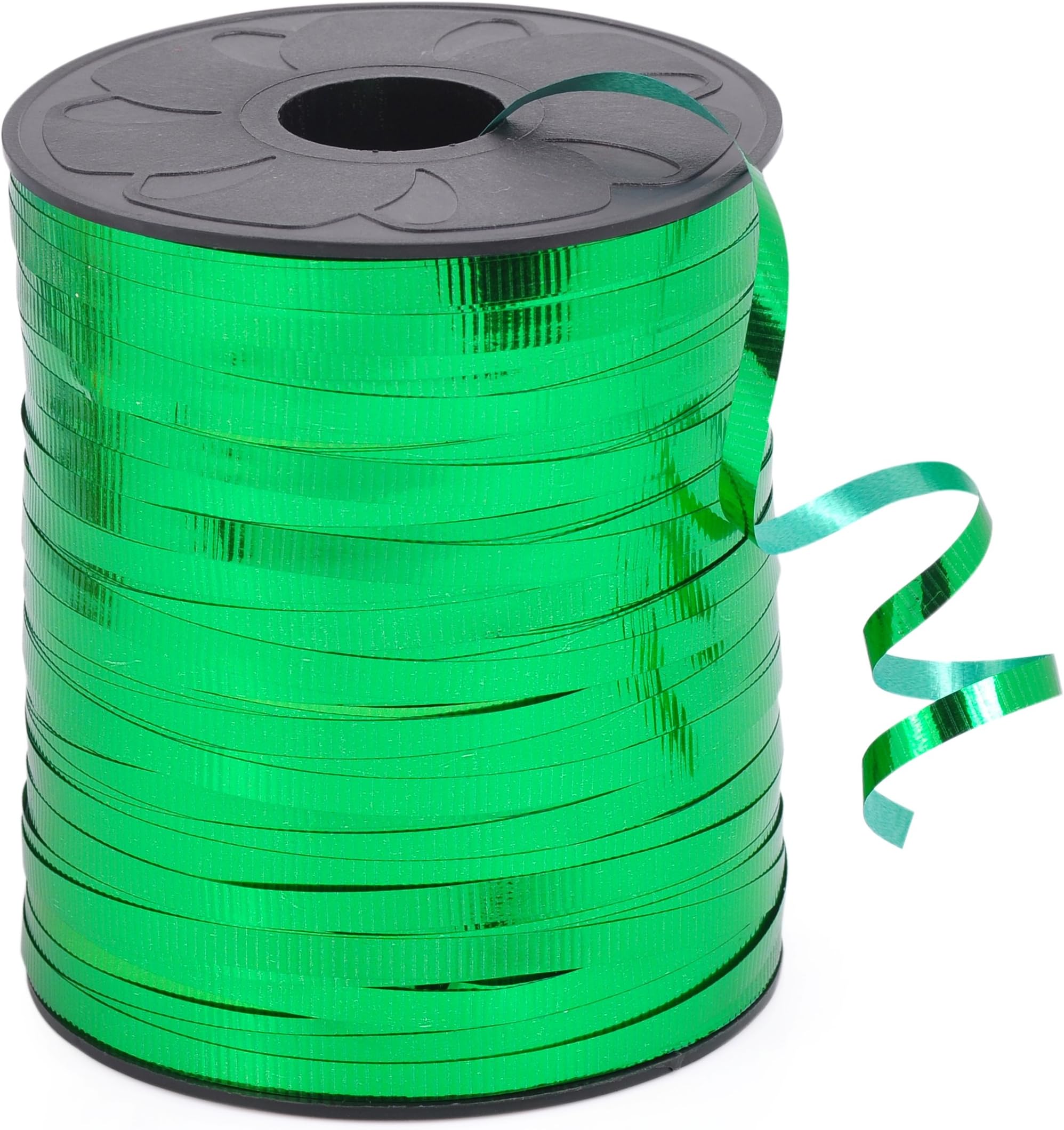 HiArt Metallic Curling Ribbon, 3/16-Inch x 500-Yard, Metallic Green