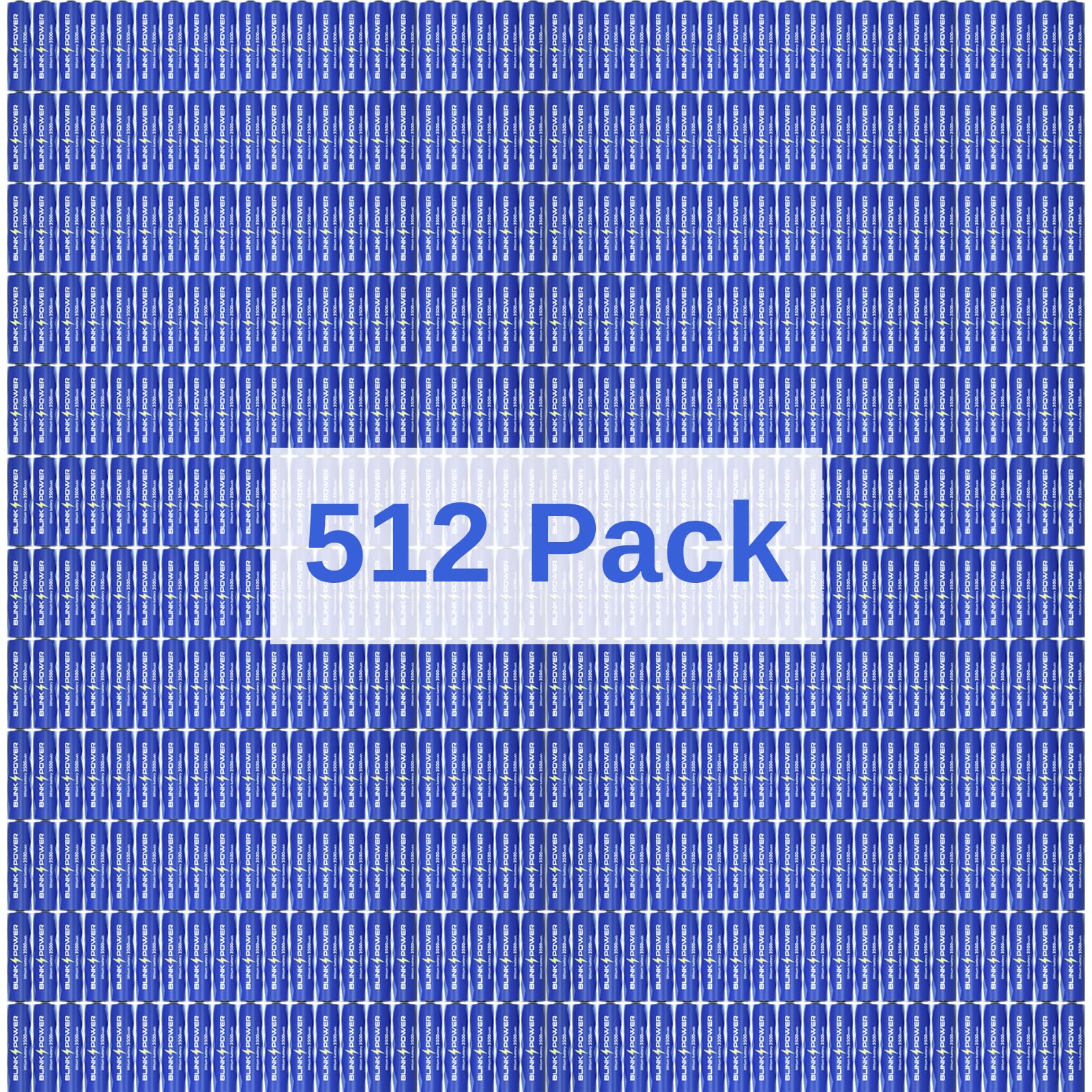 Blinkspower™ Lithium Batteries AA 512 Pack, 3500mAh NO.1 Lasting 1.5V Double A Lithium Battery 【Non-Rechargeable】