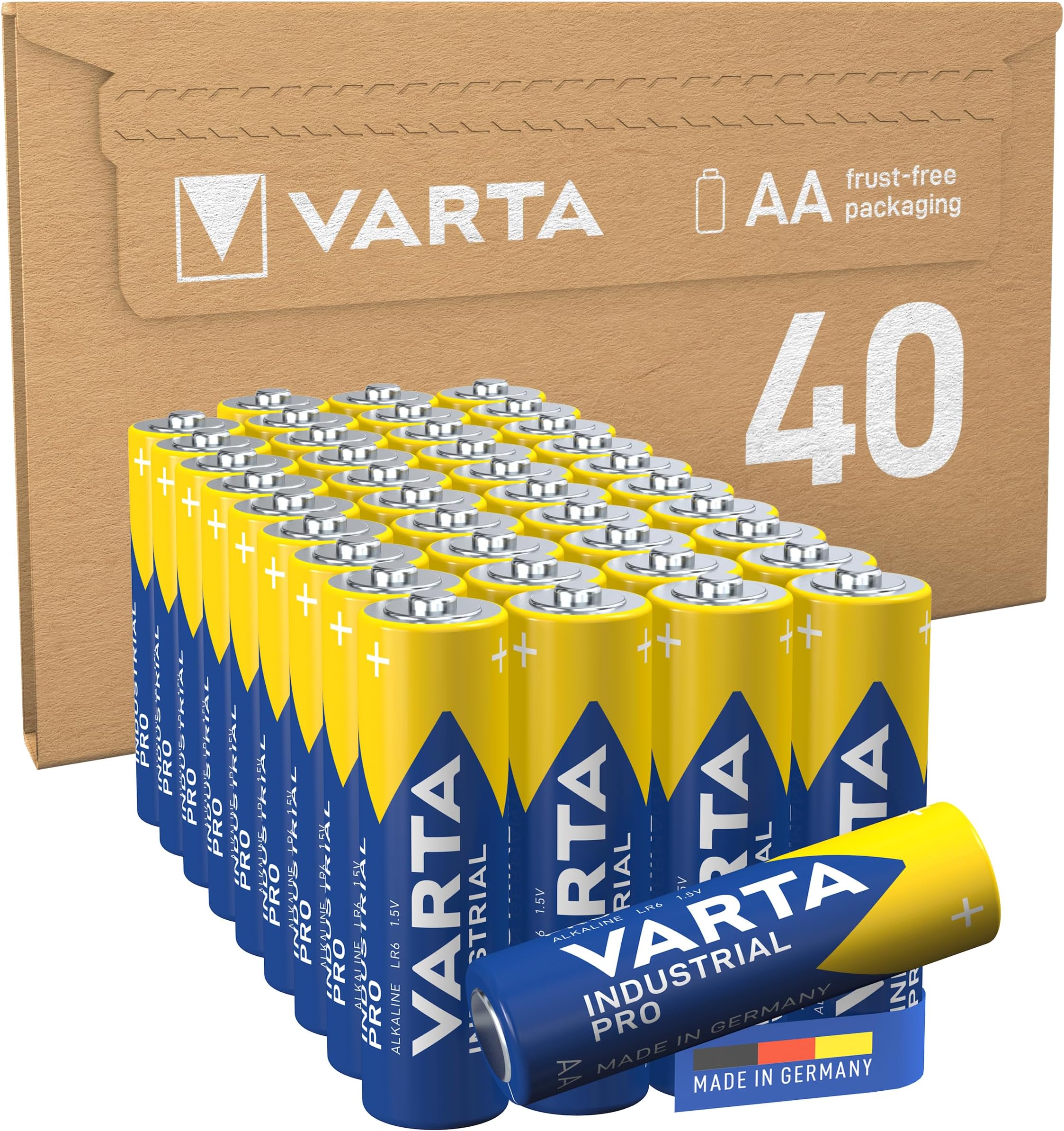 Varta VA4006 AA Mignon / LR6 Battery - 40 Pack