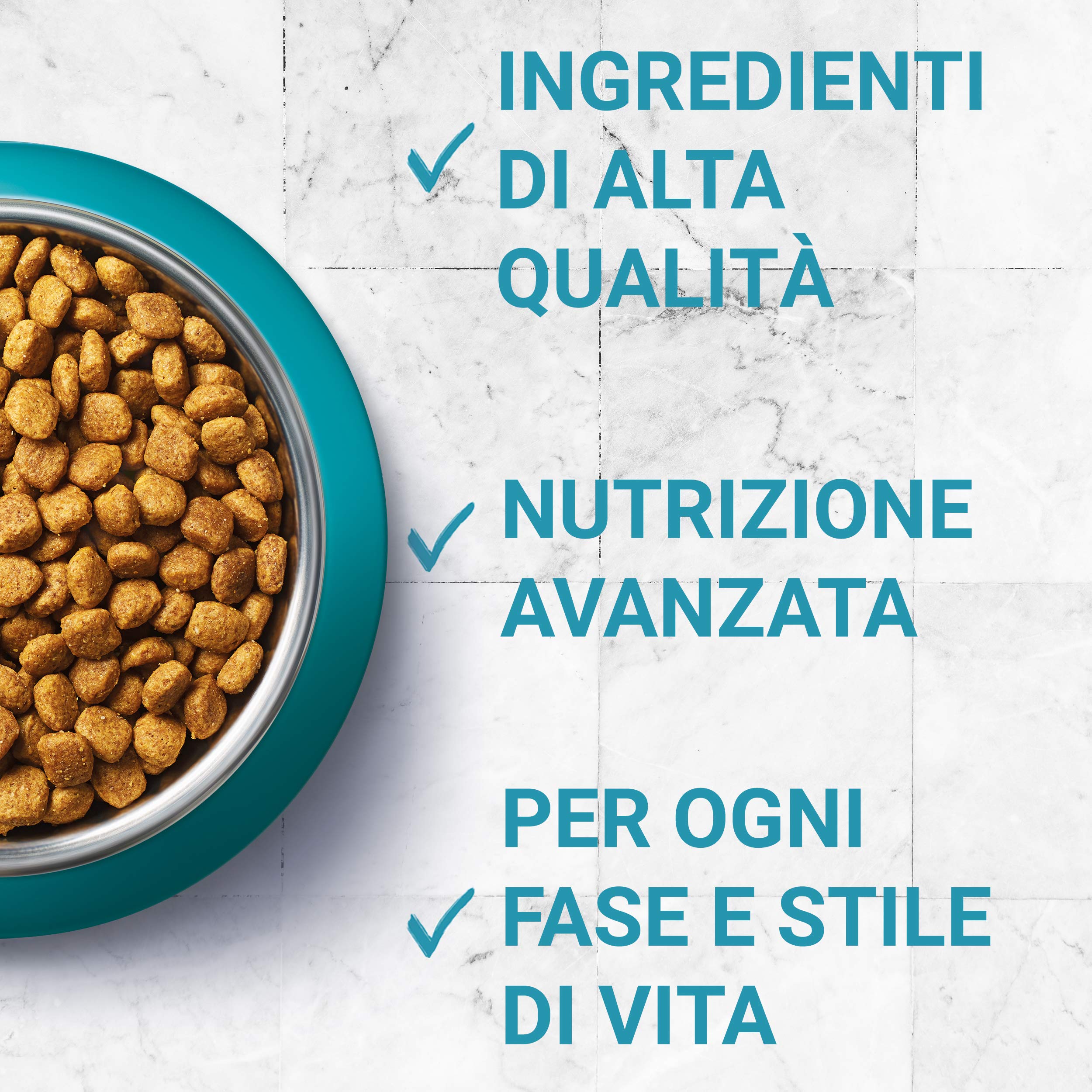 Purina One Bifensis Crocchette Gatto Adult Ricco in Salmone e Cereali integrali - 8 Sacchi da 800 g Ciascuno
