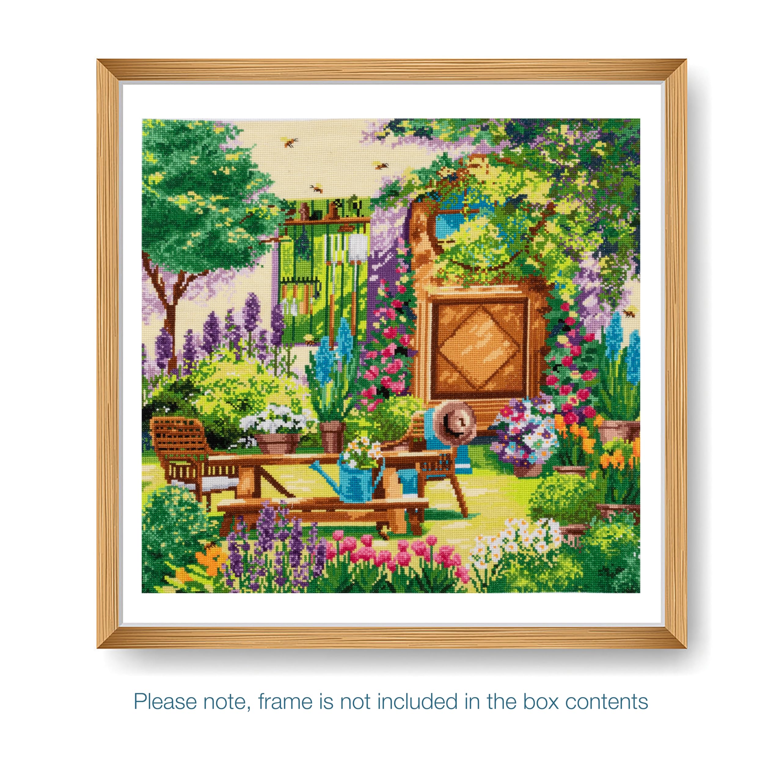 Trimits Large Cross Stitch Kits, Counted Embroidery Needlework for Adults Beginners Kids Christmas Gifts Wall Art - Image 3