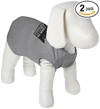Mirage Pet Products 10-inch Los Angeles Skyline Screen Print Shirt for Pets, Small, Grey