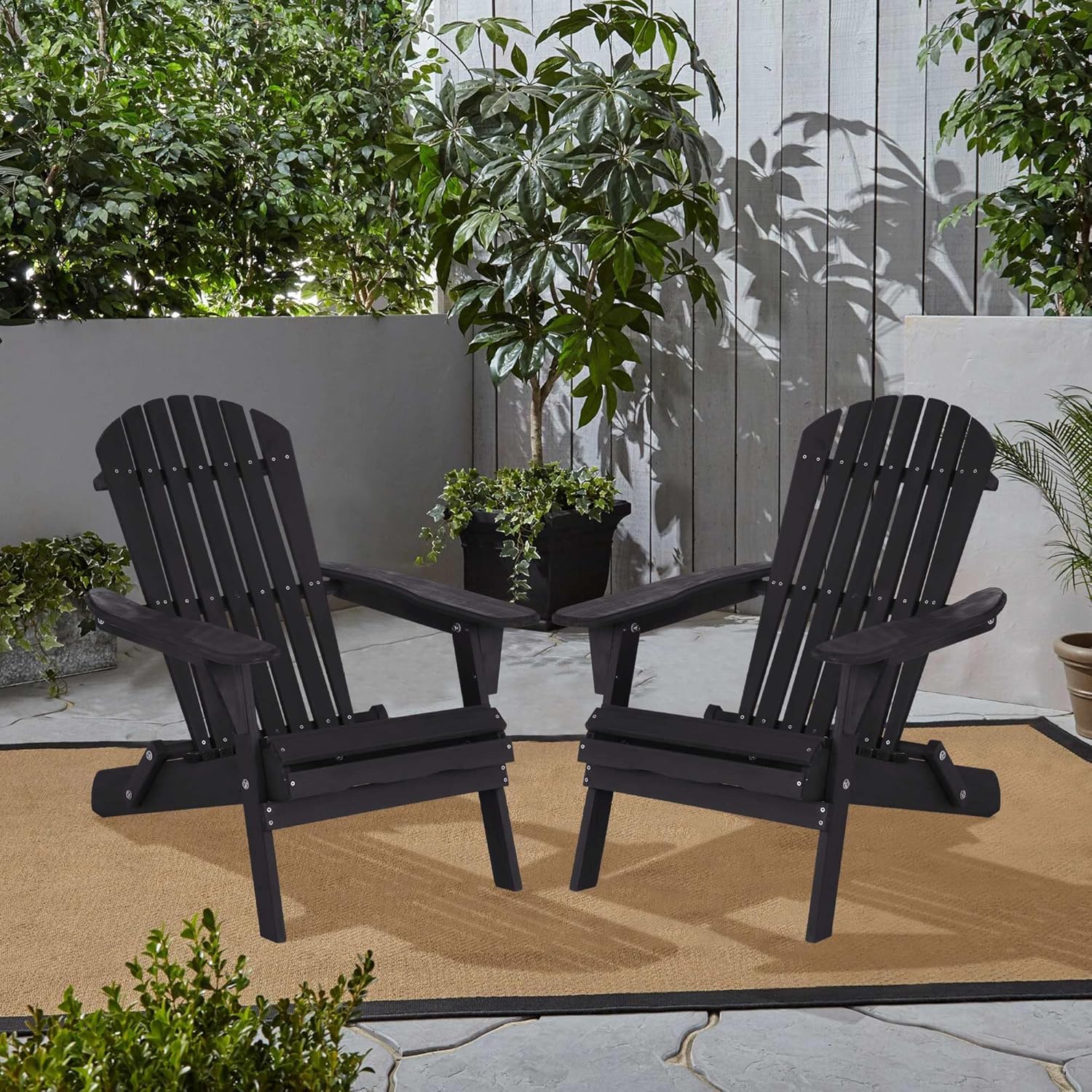 Adirondack Chairs Set of 2, Adirondack Chair with 250lbs