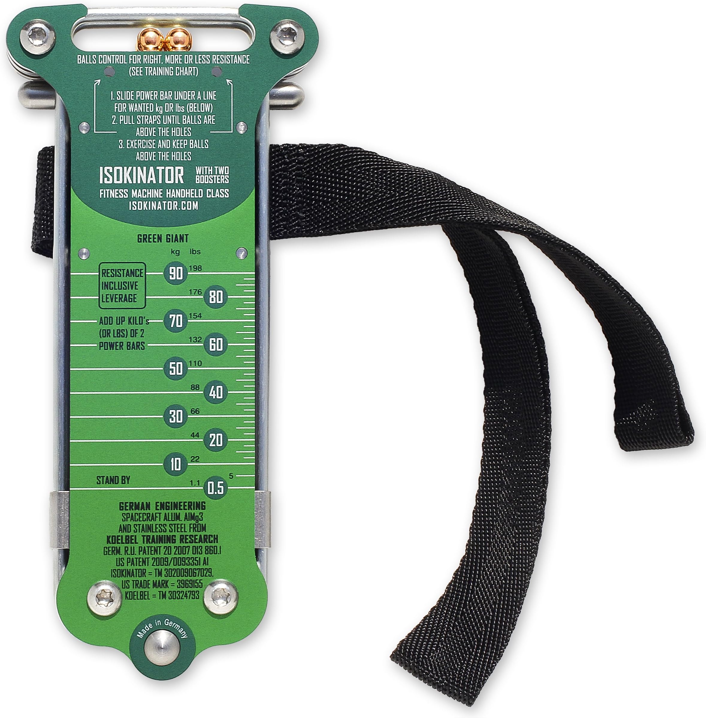 Isokinator Green Giant Most Professional Total Home Gym in Mobile Compact Size Made in Germany