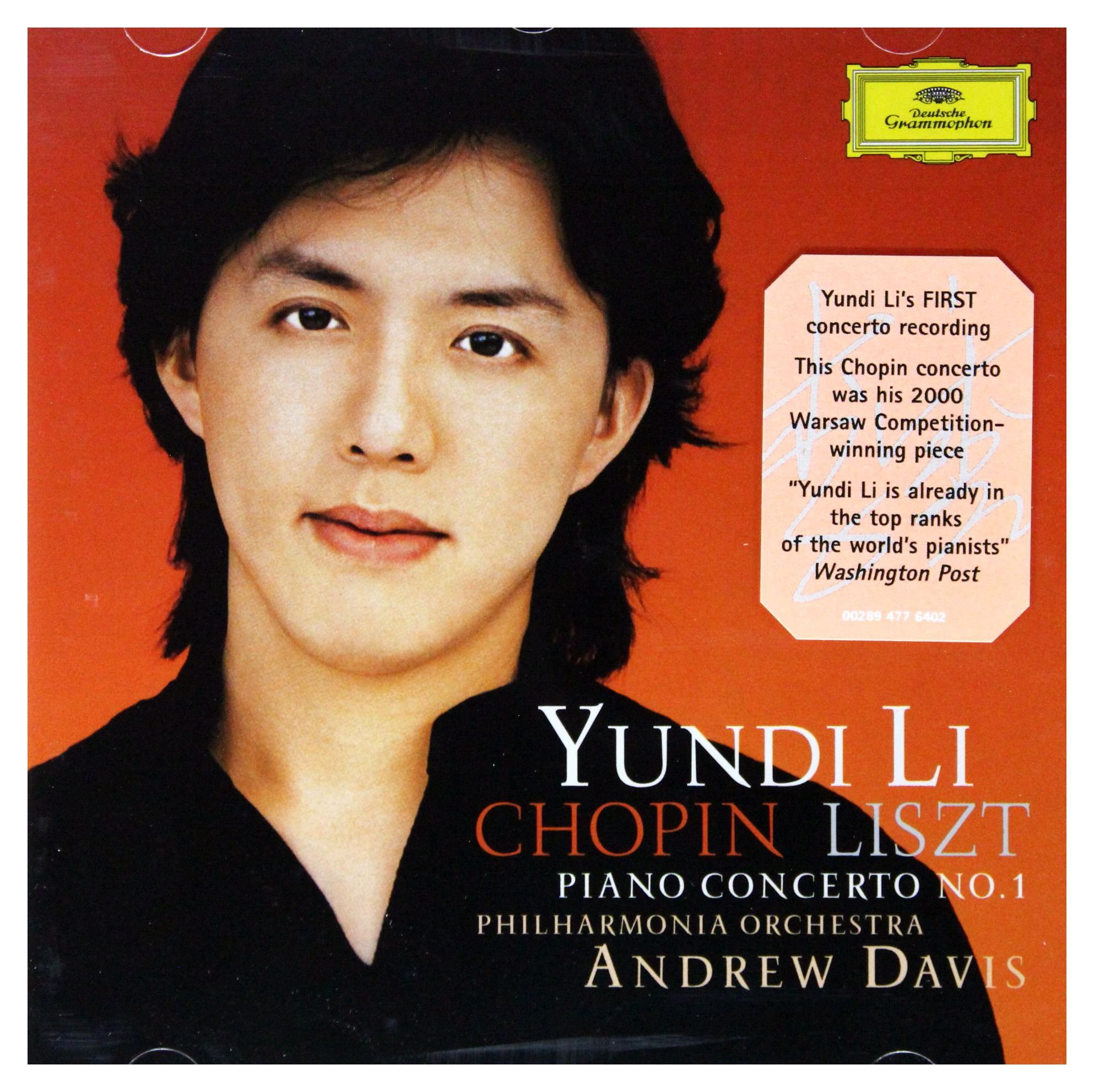 Chopin: Pno Cto No.1 / Liszt: Pno Cto No.1 [Audio CD] LI / PHILHARMONIA ORCH / DAVIS; CHOPIN,FREDERIC; DAVIS,ANDREW and PHILHARMONIA ORCH