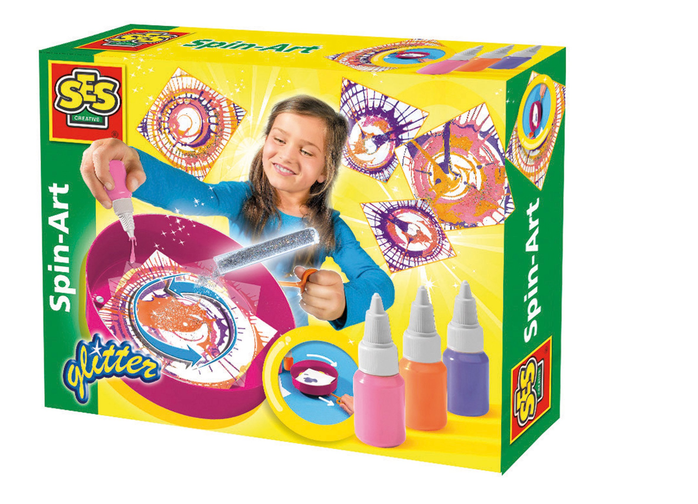 SES Creative Spin Art Set, Multicolour