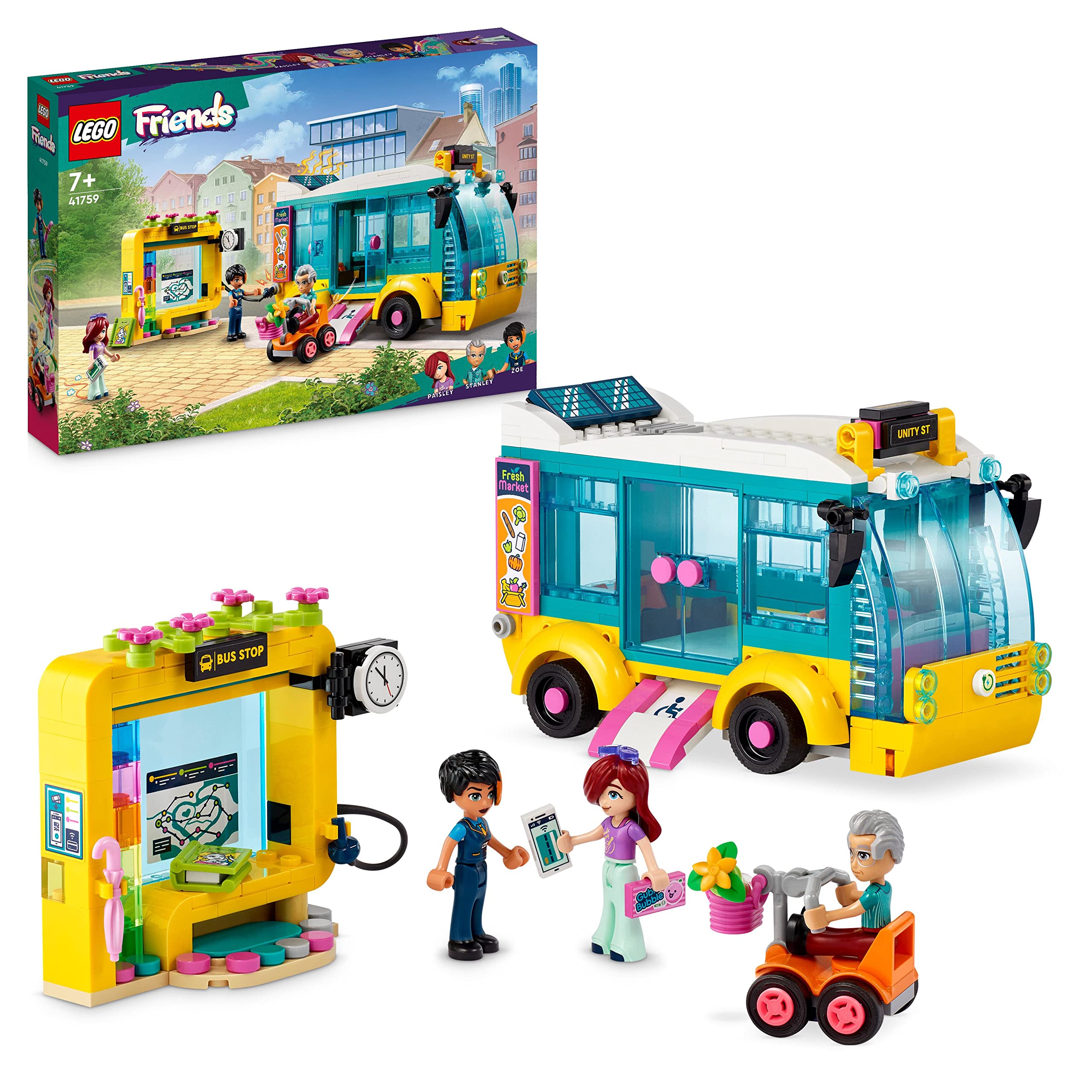 LEGO Friends Heartlake City Bus 41759 Building Toy Set (480 Pieces) (B0BV7CCXTD) Amazon Price History, Amazon Price Tracker
