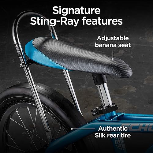 Miniatura 2 de Schwinn Krate Evo - Bicicleta clásica para niños ruedas de 16 pulgadas niños y niñas de 3 a 5 años ruedas de entrenamiento extraíbles frenos de