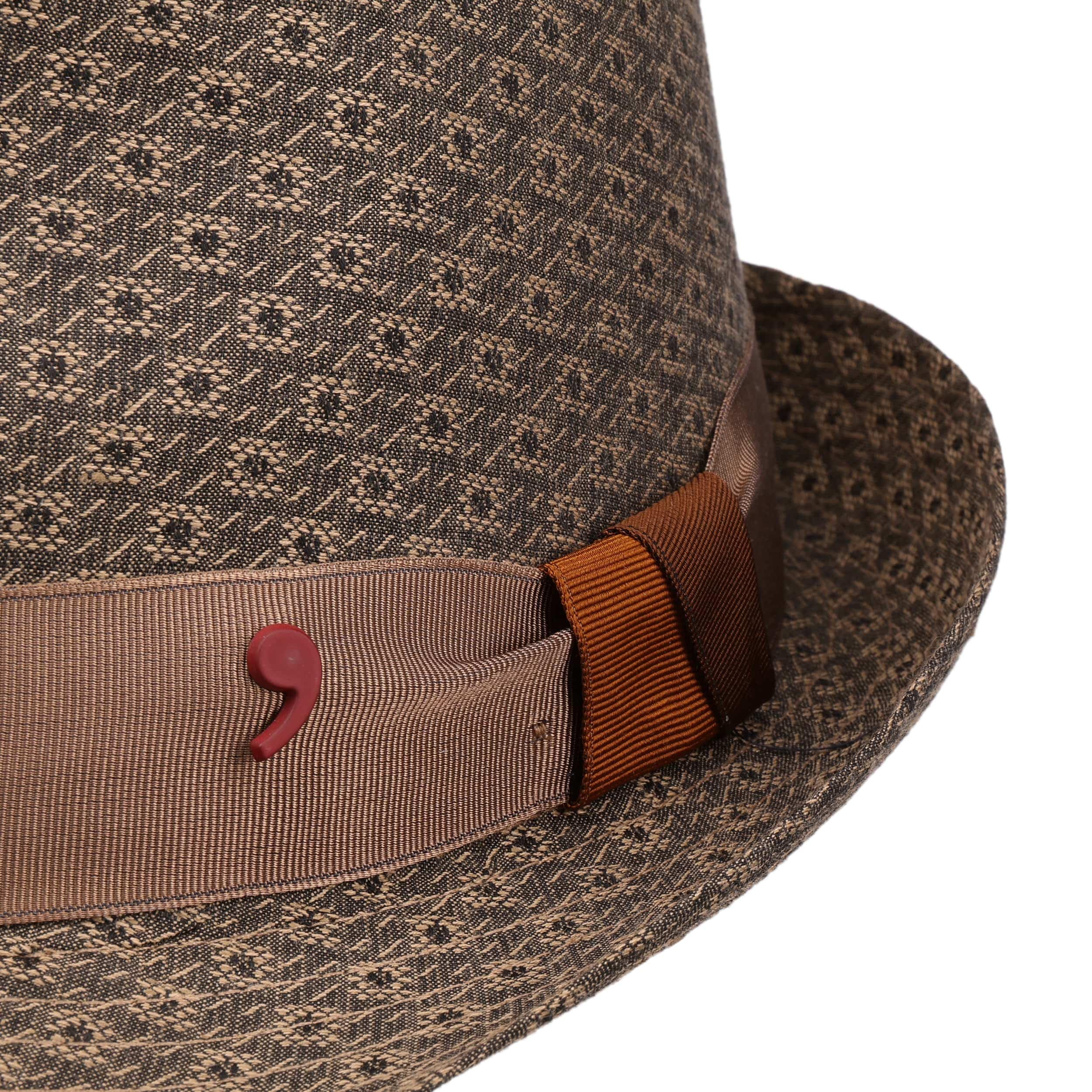 Salvio Trilby Stoffhut Stofftrilby Sommerhut Baumwollhut Damen/Herren - Made in Italy mit Futter, Futter Sommer Frühling-Sommer