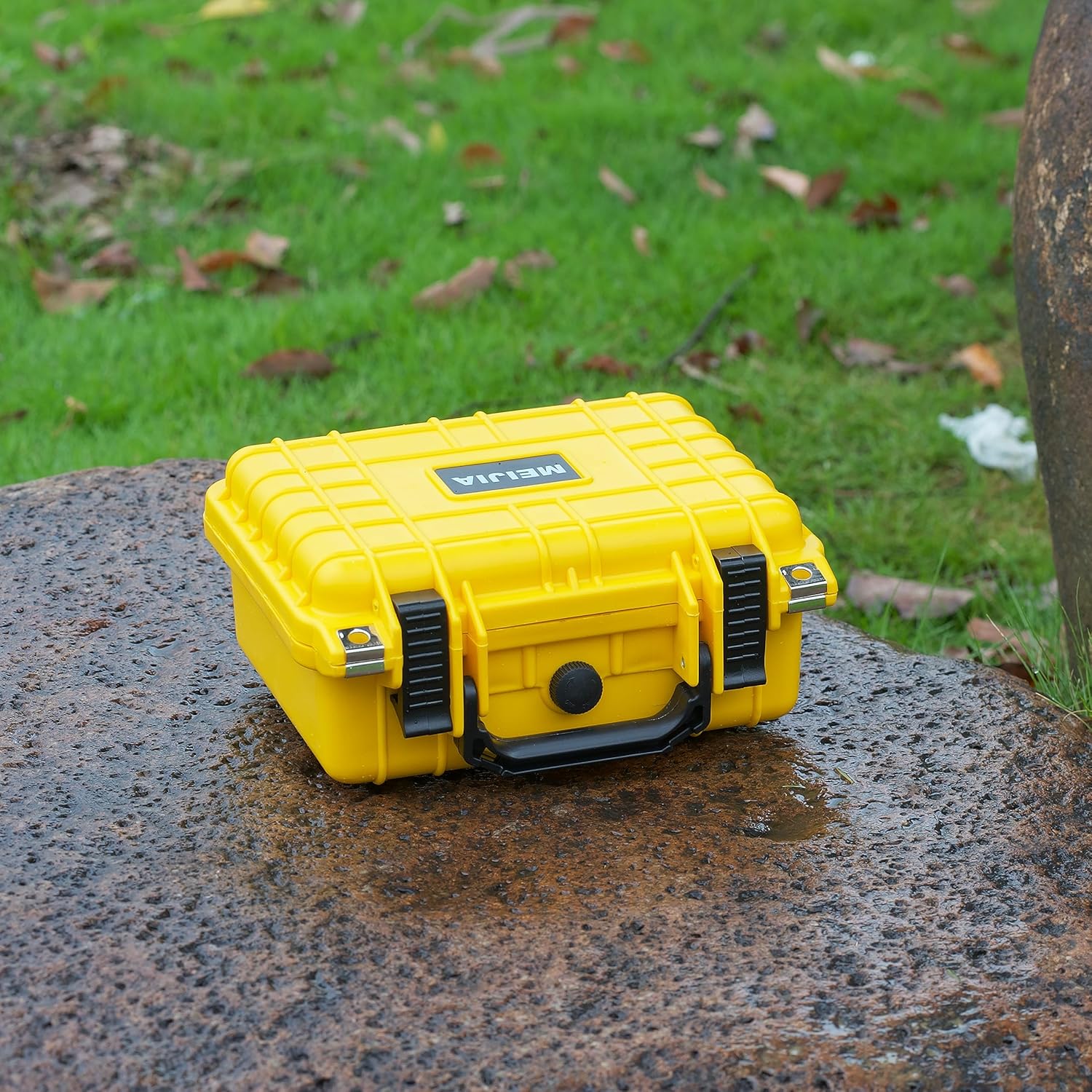 MEIJIA Portable All Weather IP67 Waterproof Protective Case,Hard Camera Case,Dry Case with Customizable Foam,Fit Use Of Drones,Camera,Equipments,10.62 x9.68x4.87inches - Image 5