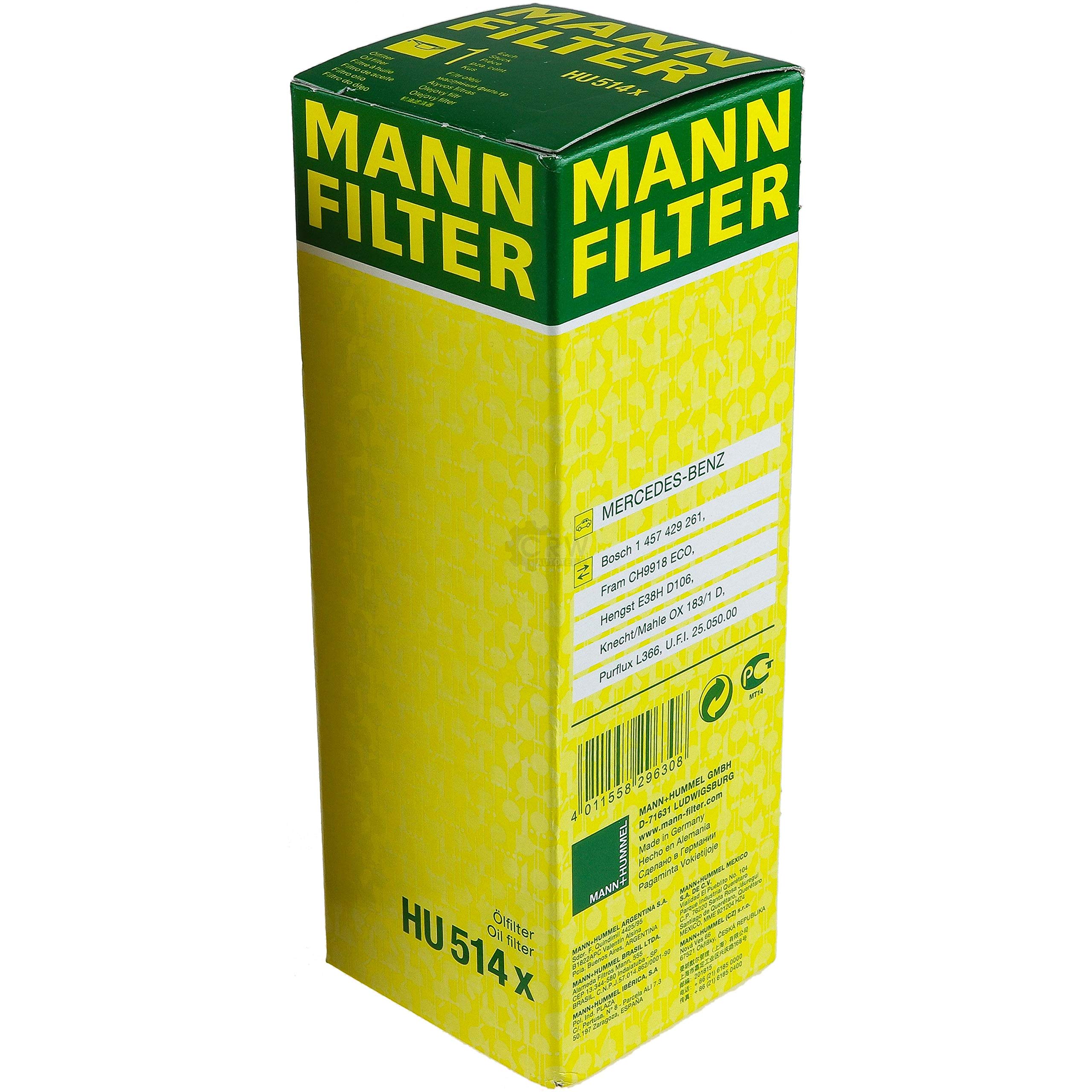 Kit d'inspection 10 l LM LL High Tech 5W-40 + filtre à air MANN