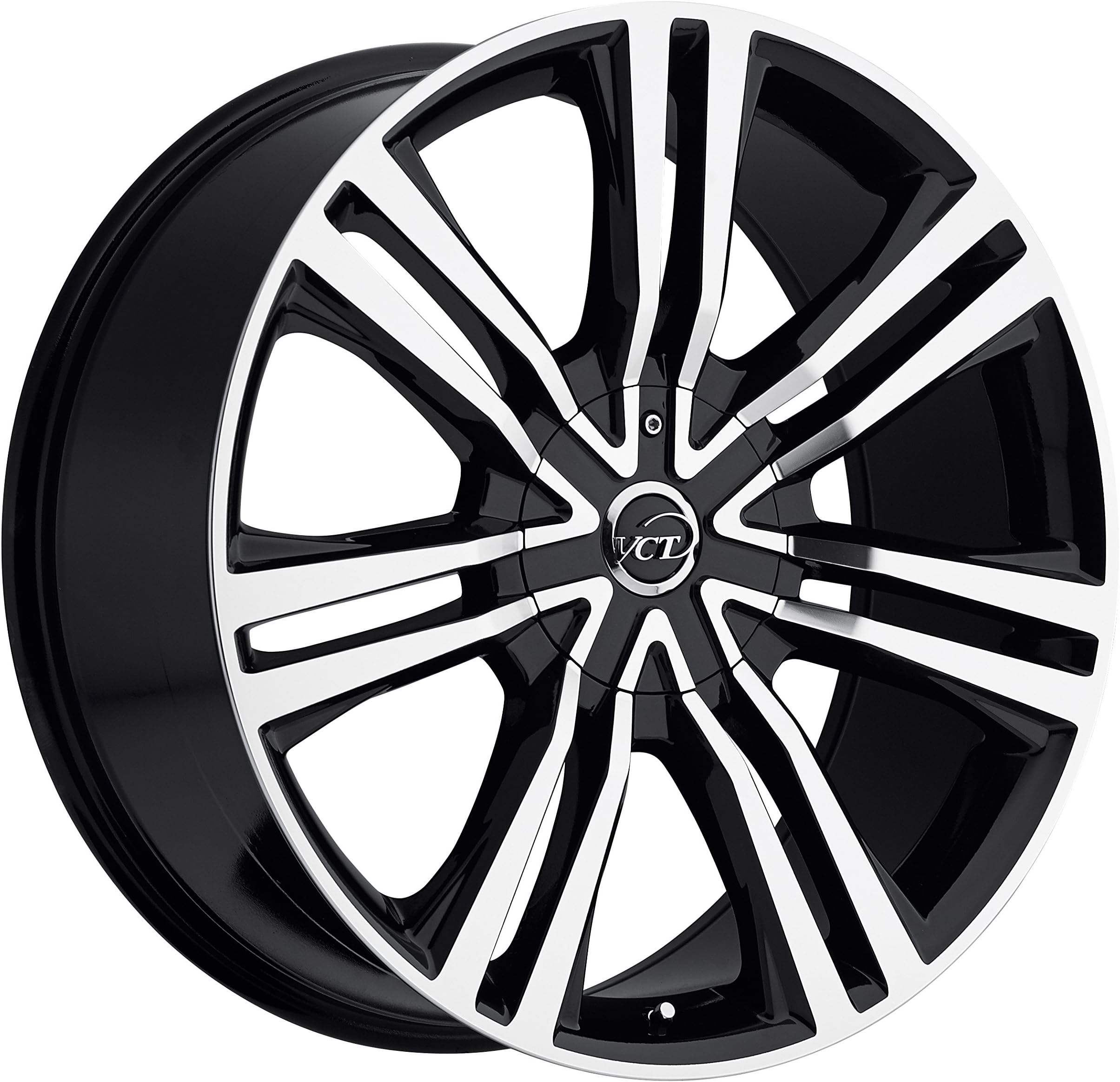 VCT Gravano 20x9 Black Machined 5x115 5x120 +15 Offset w/ 73.1 CB Wheel Rim