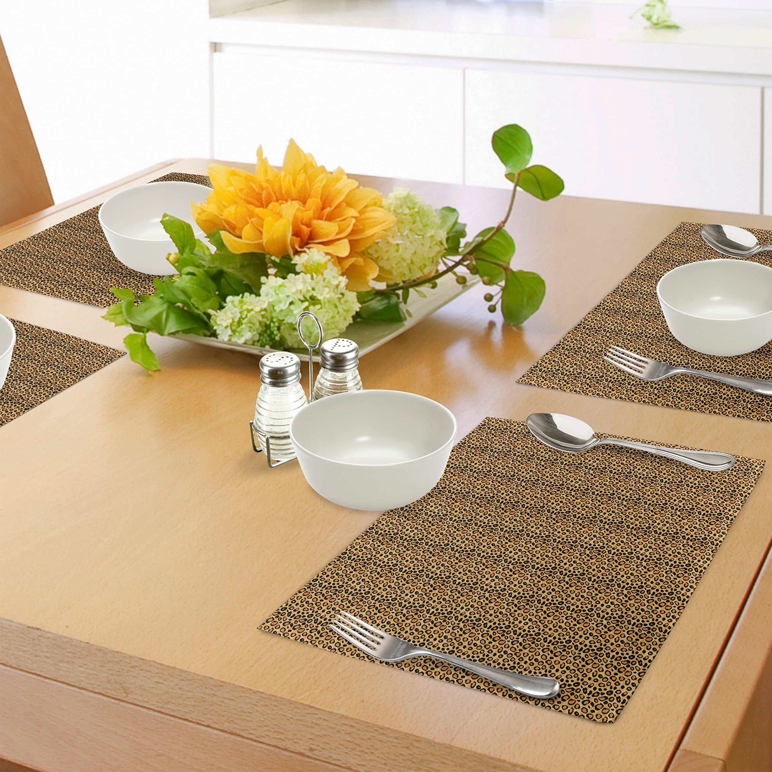 ABAKUHAUS Antilope Tovaglietta Americana Set di 4