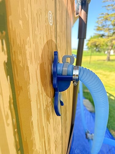 Miniatura 4 de Soporte de manguera de piscina sobre el suelo, 2 unidades, soporte de tubo de filtro de 1.5 pulgadas, soporte de soporte de aspiración Intex,