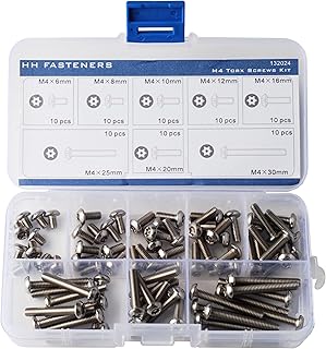 M4 Pin-in-Torx Security Screws Assortment Kit...,