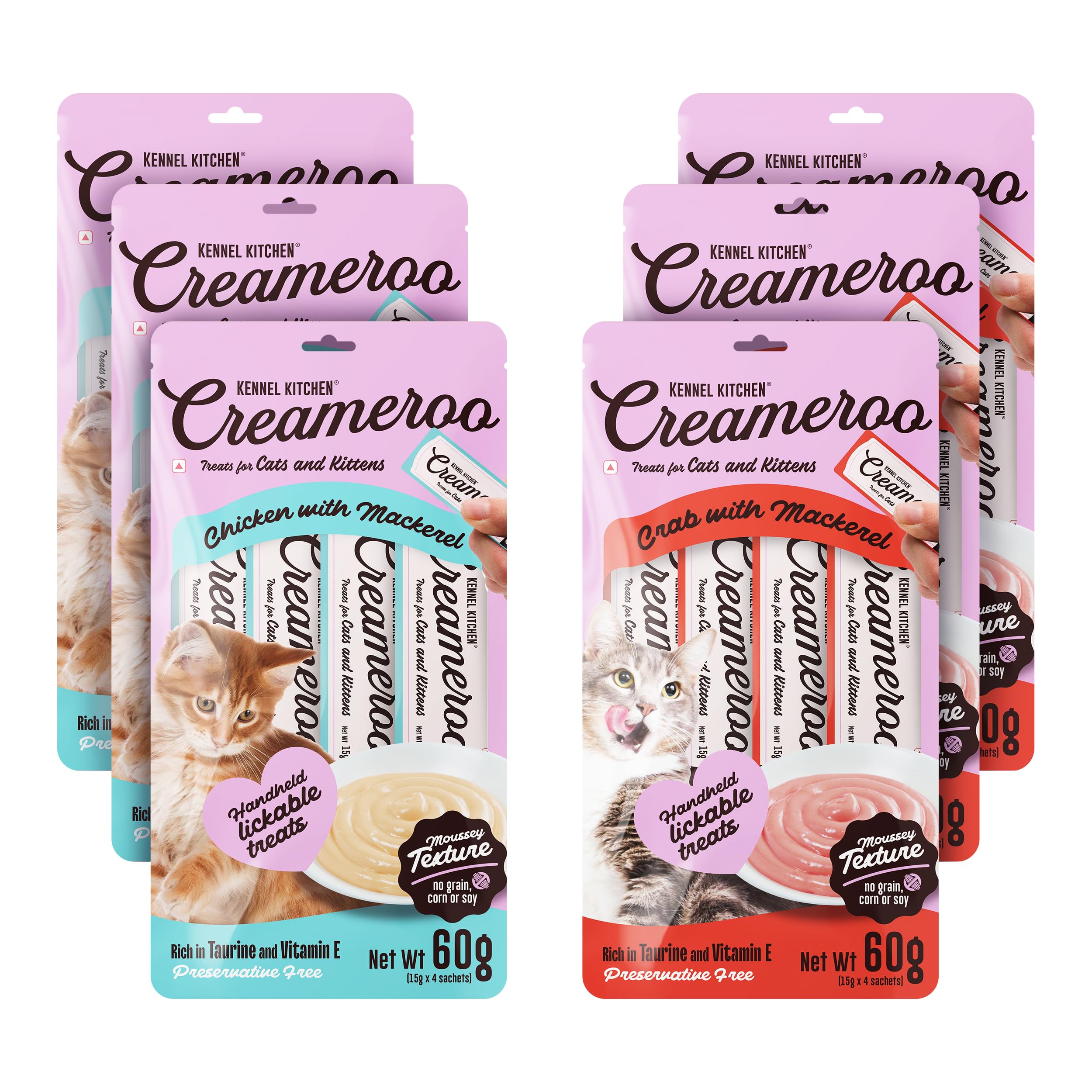 Kennel Kitchen Creameroo Variety Pack - Handheld Creamy Treat - Two Flavours (Pack of 6) (B0CGRTYYMS) Amazon Price History, Amazon Price Tracker