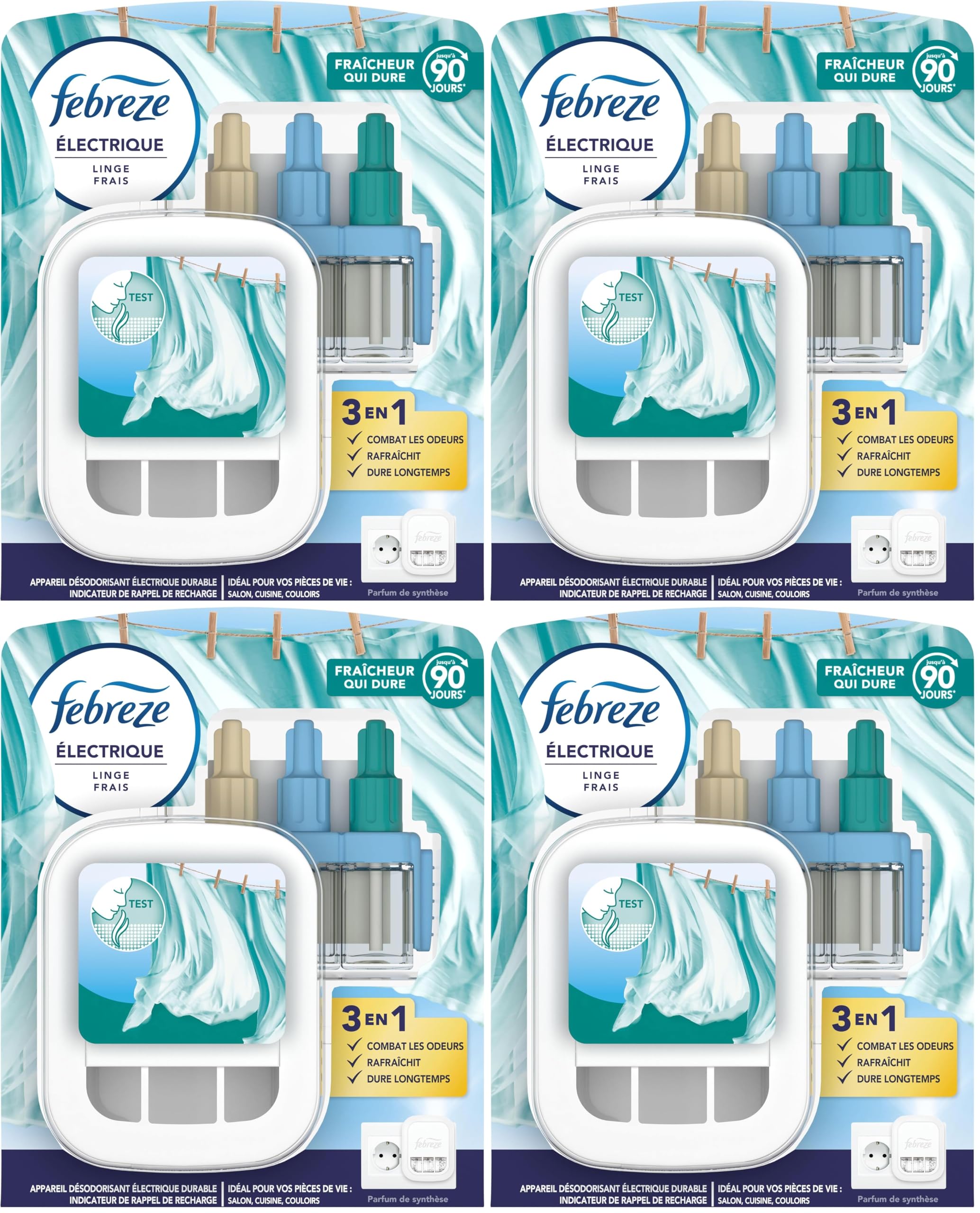 Febreze 3Volution diffuseur de parfum électrique anti-odeur avec recharge 20ml - 9